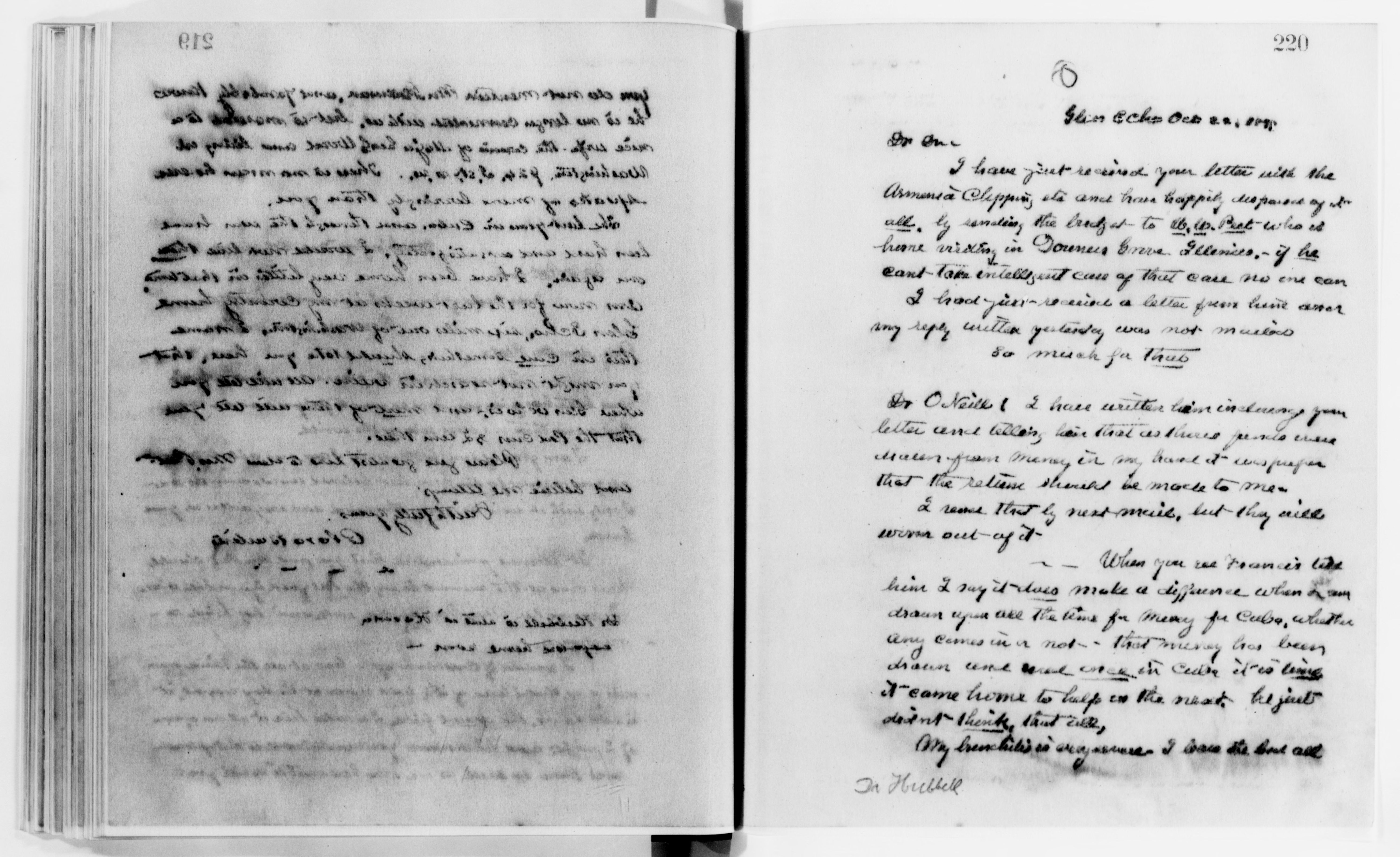 Scanned image of the current content page