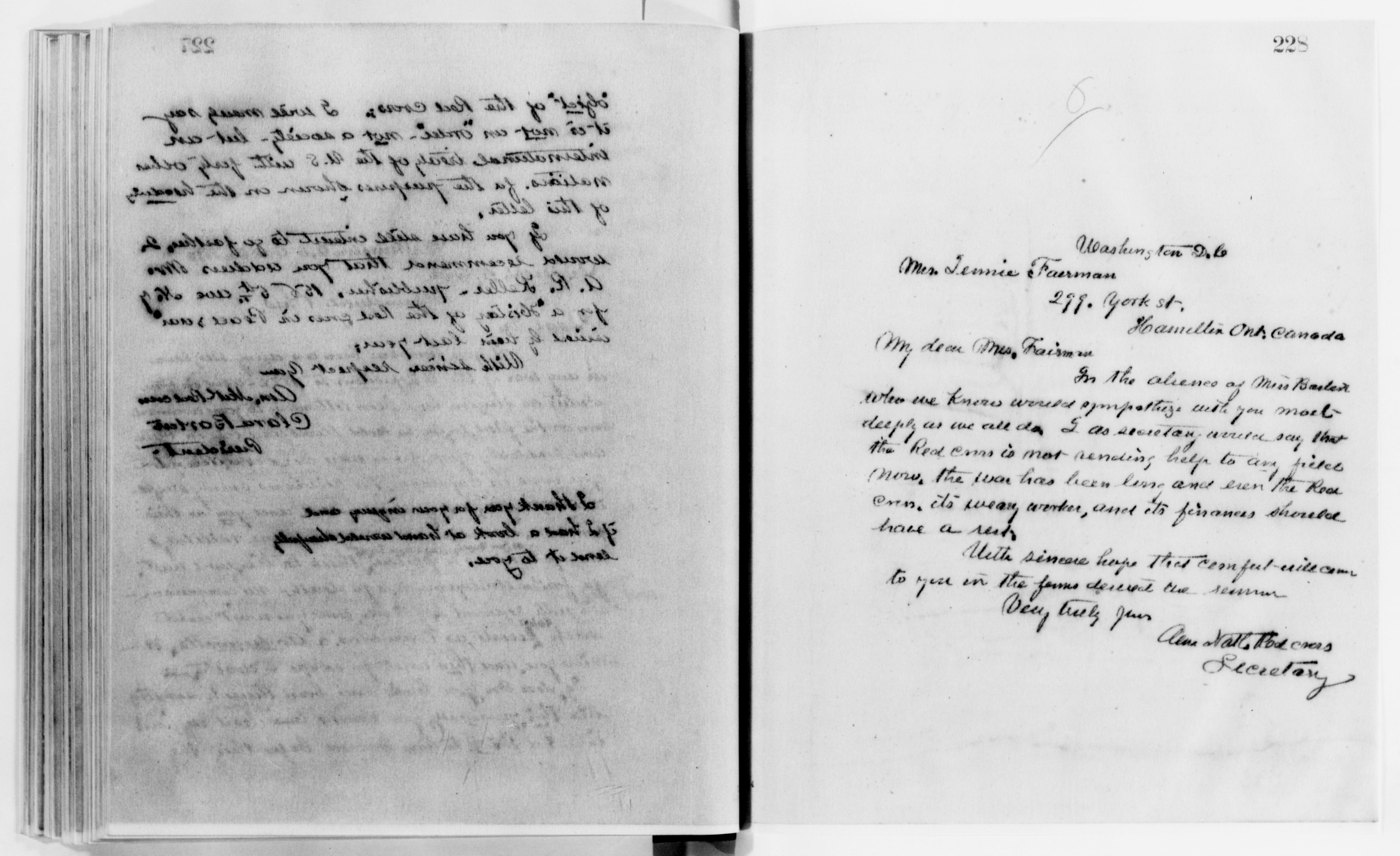 Scanned image of the current content page