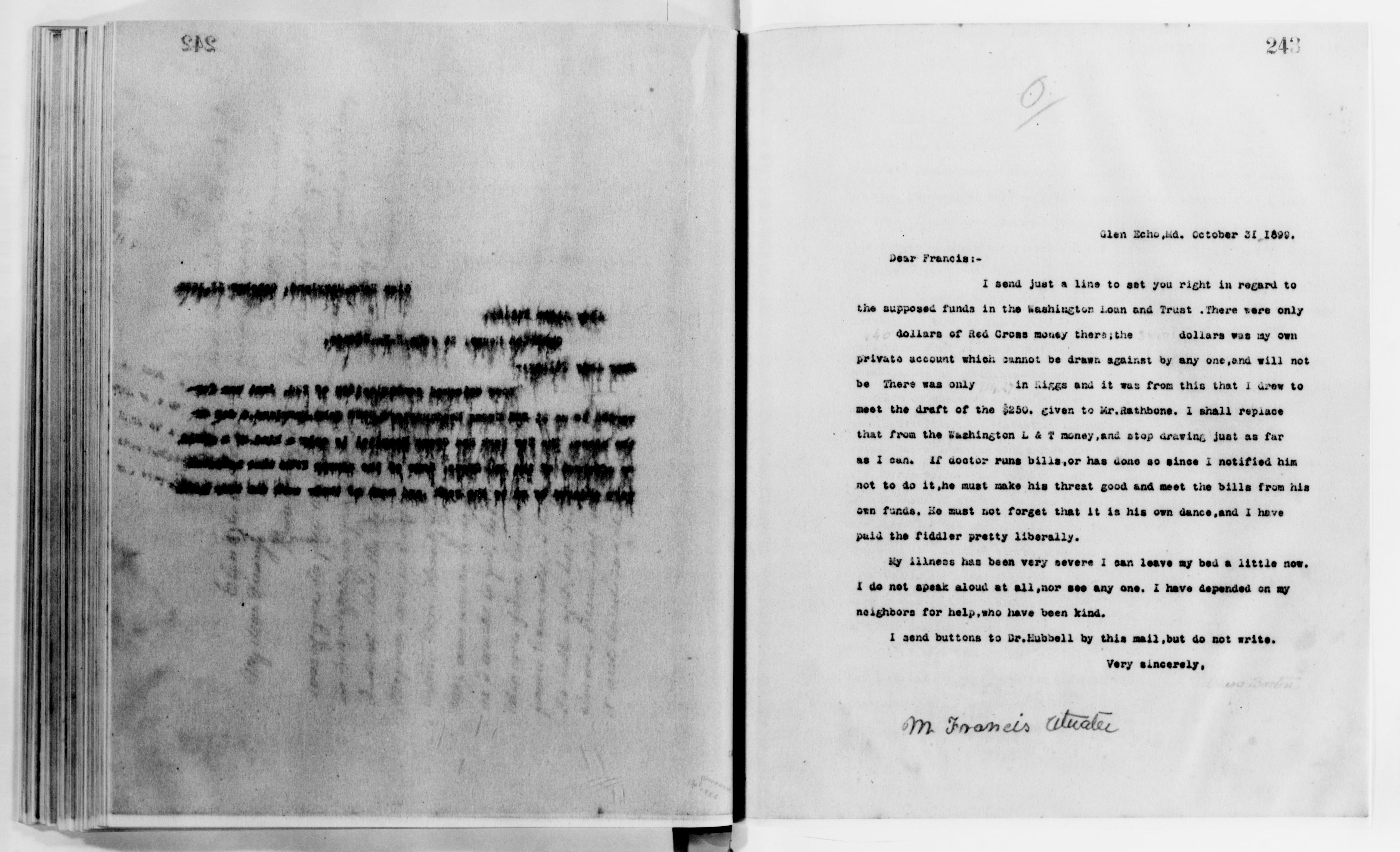 Scanned image of the current content page