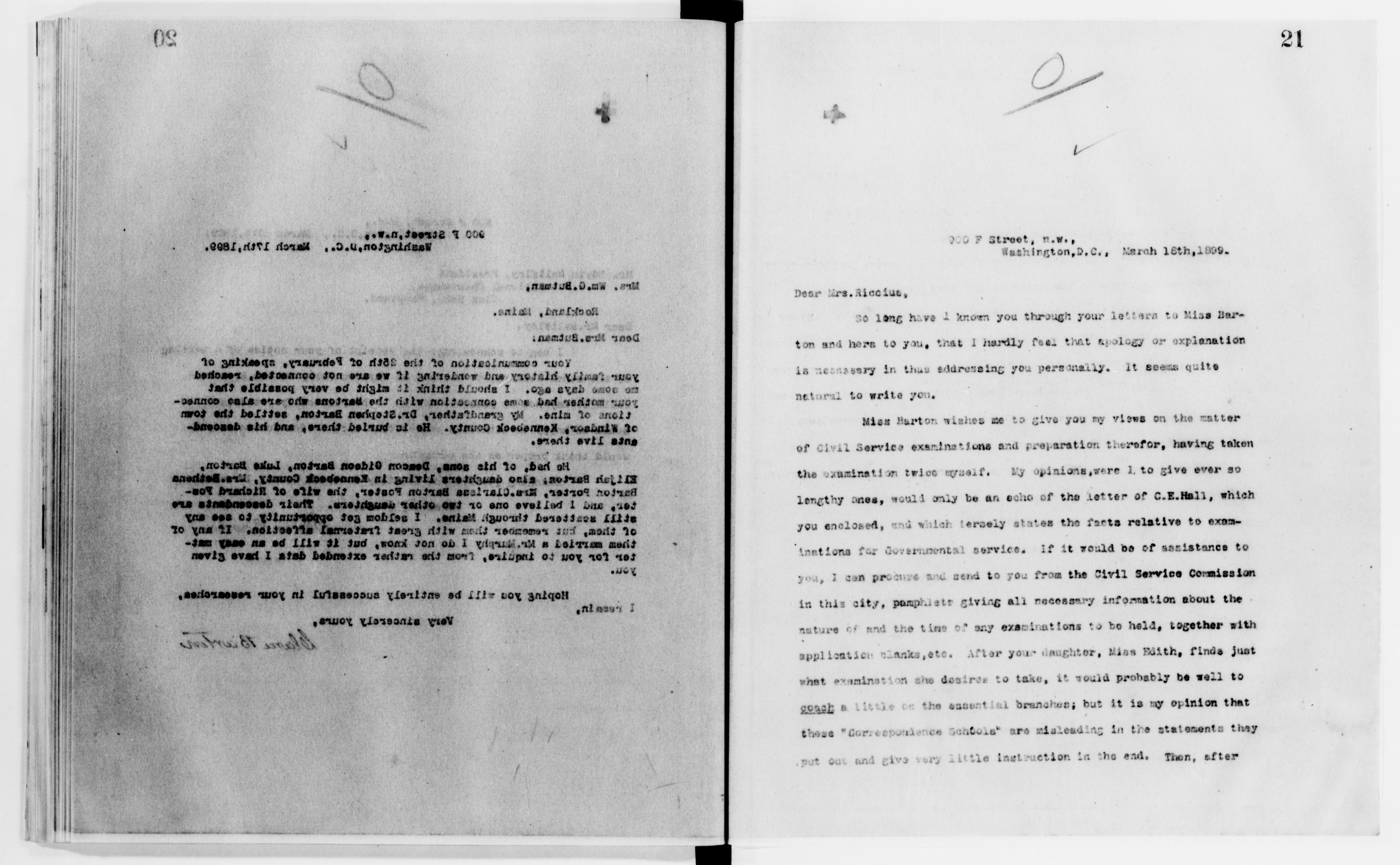 Scanned image of the current content page