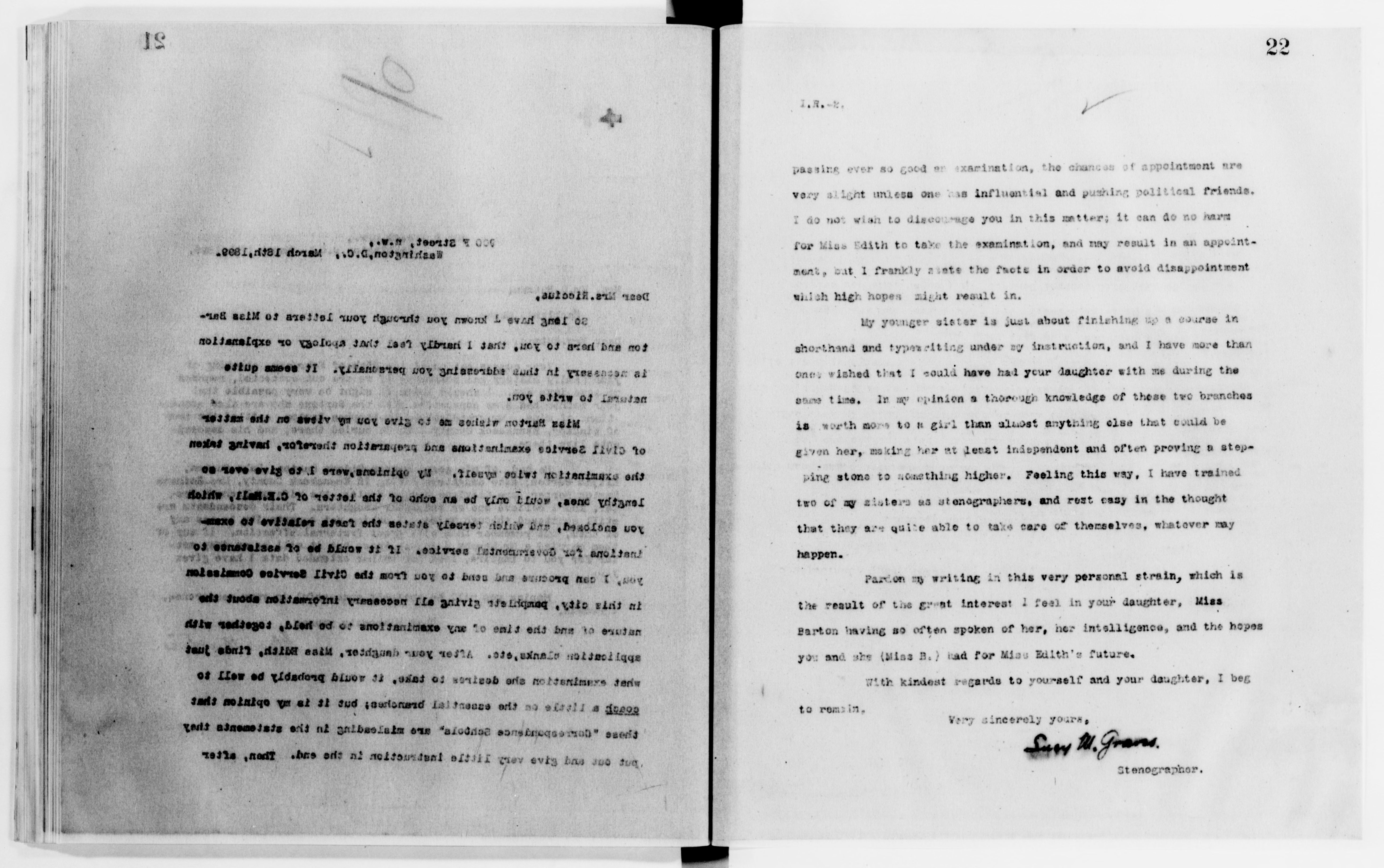 Scanned image of the current content page