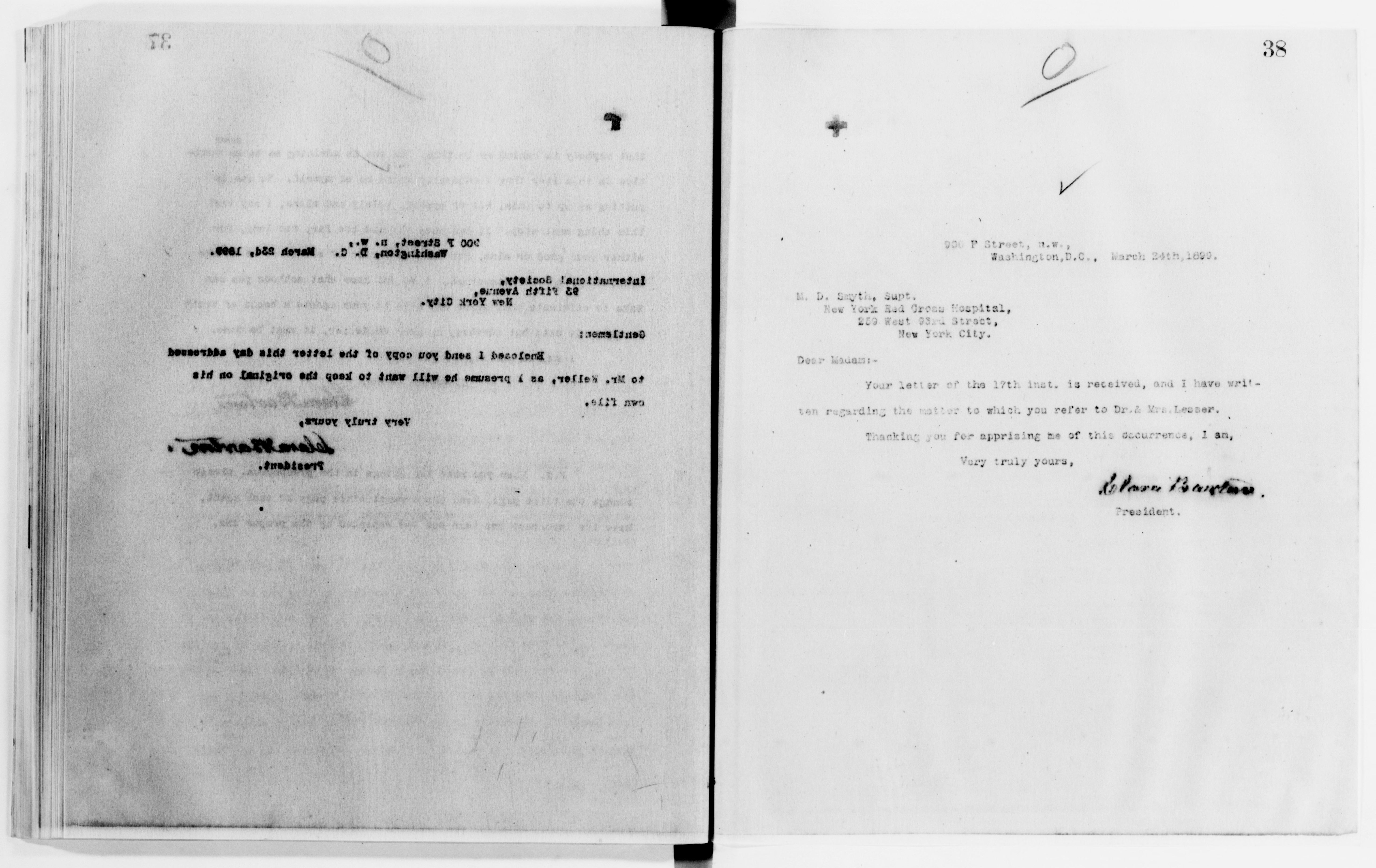 Scanned image of the current content page