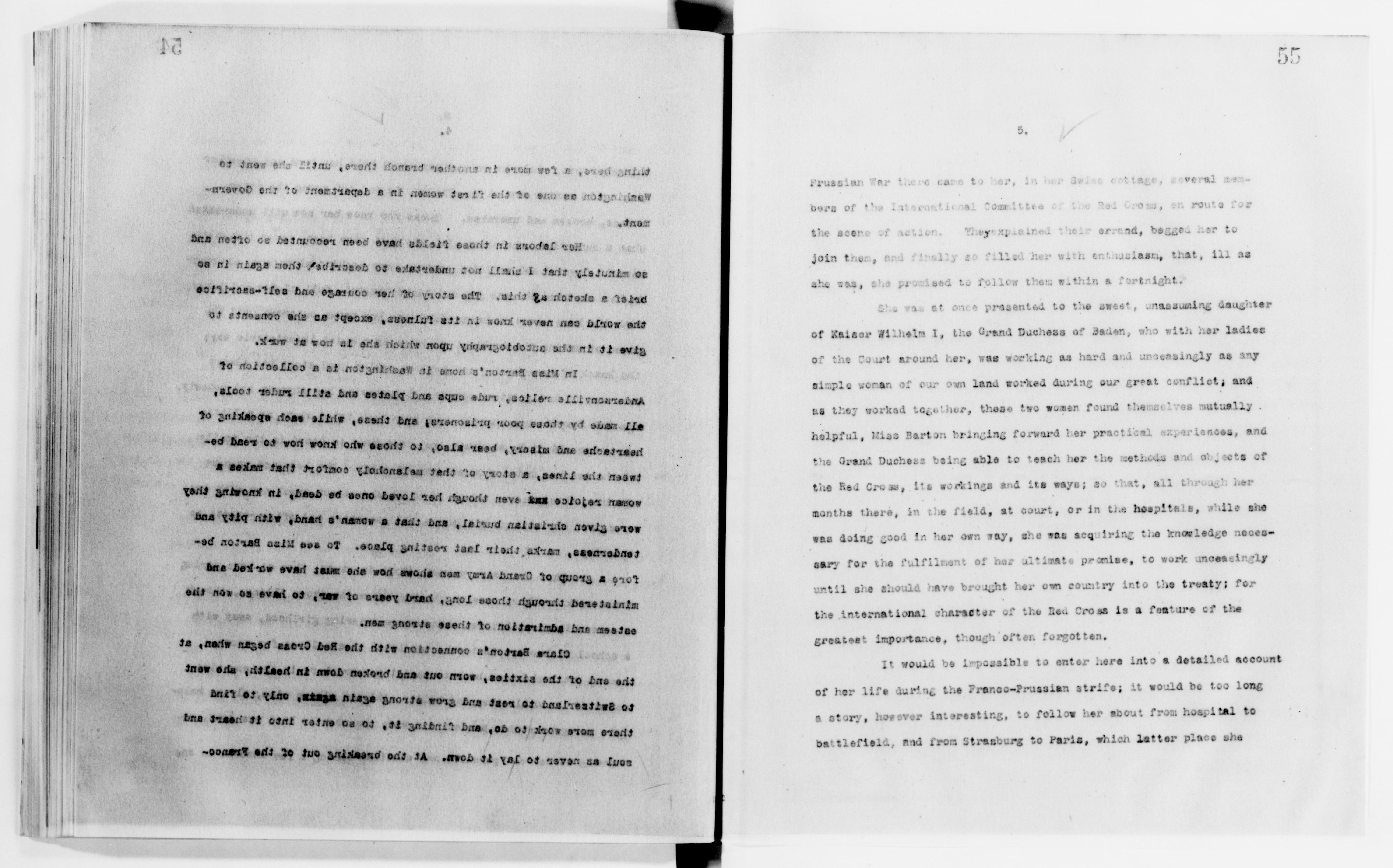 Scanned image of the current content page