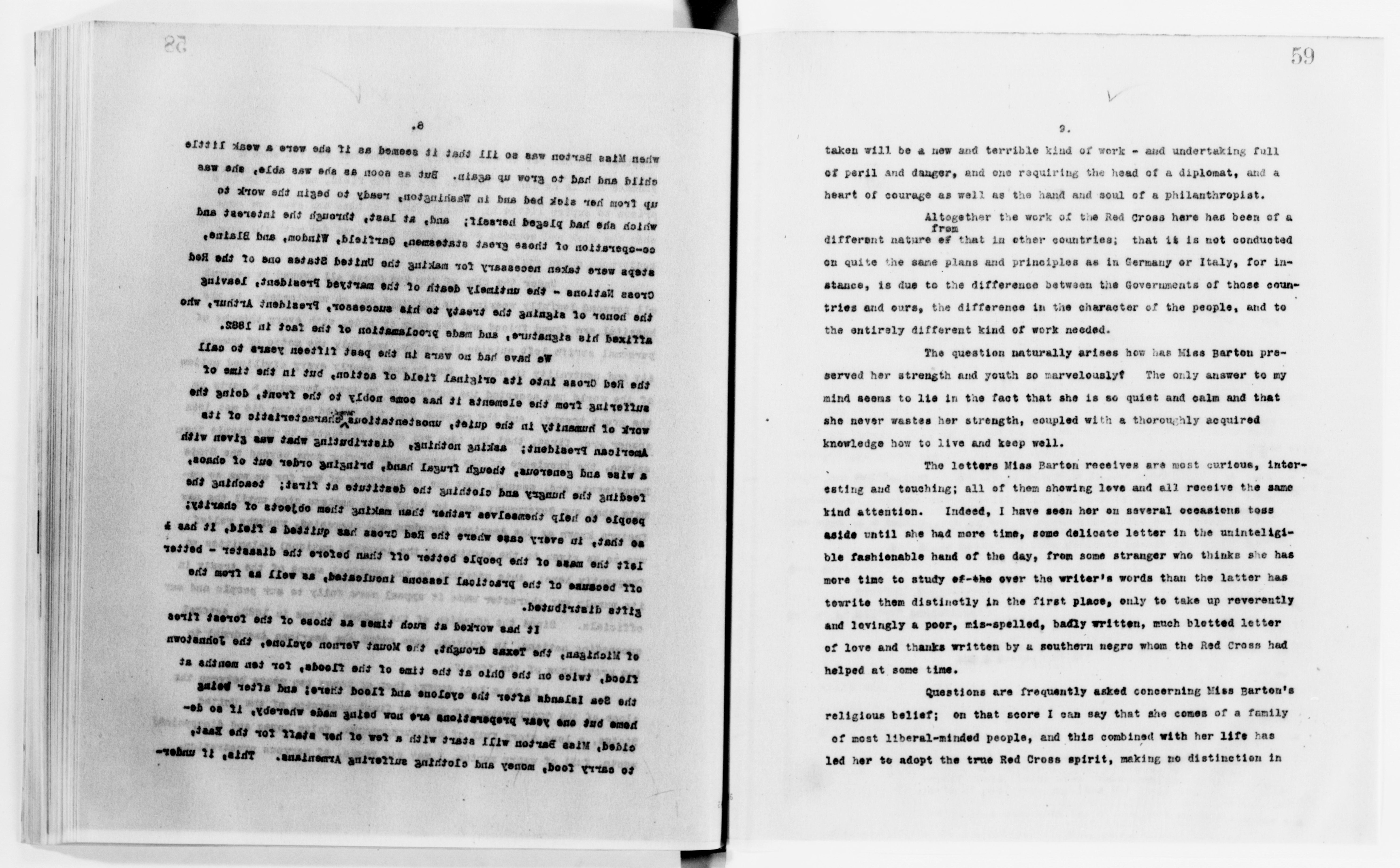 Scanned image of the current content page