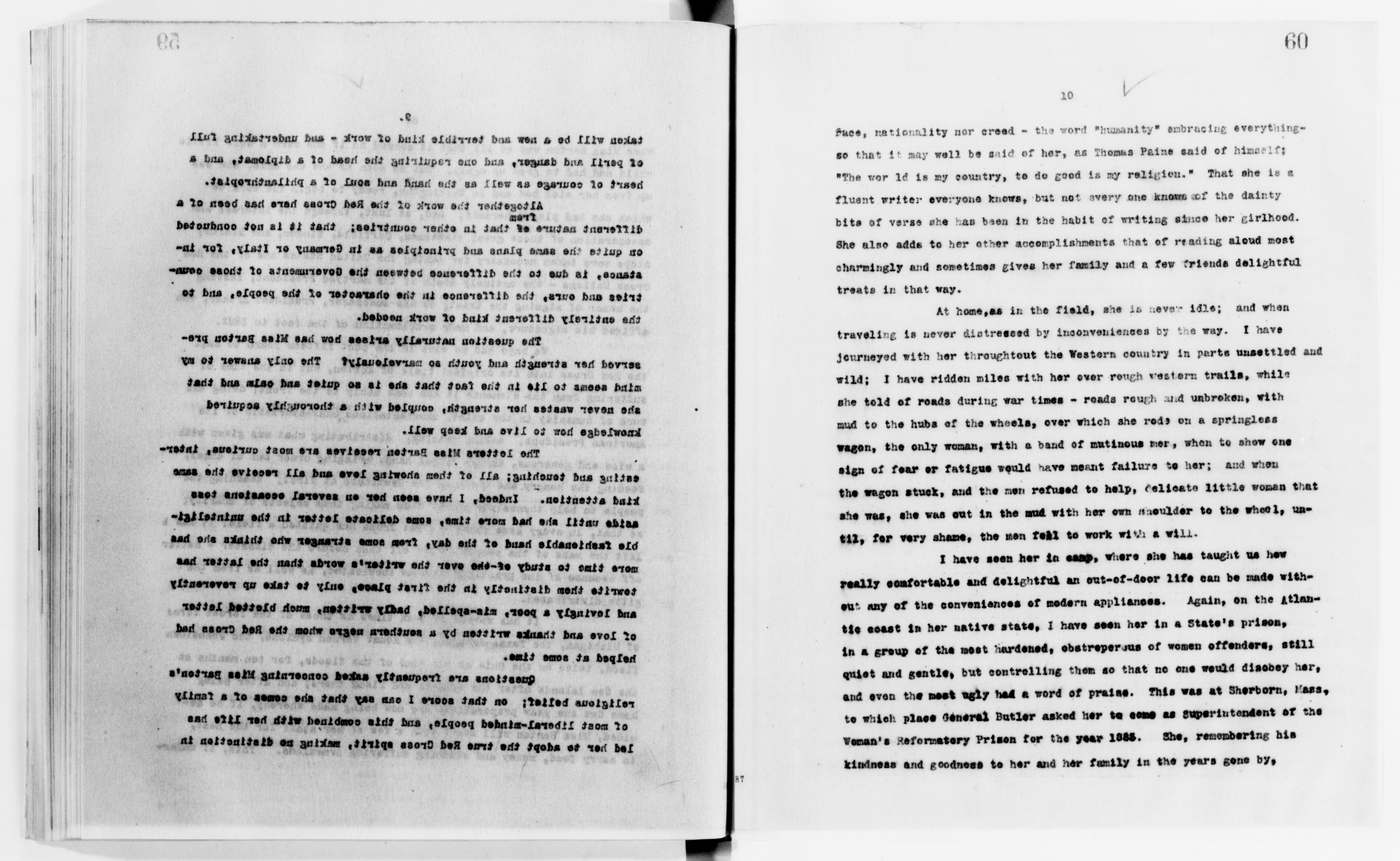 Scanned image of the current content page