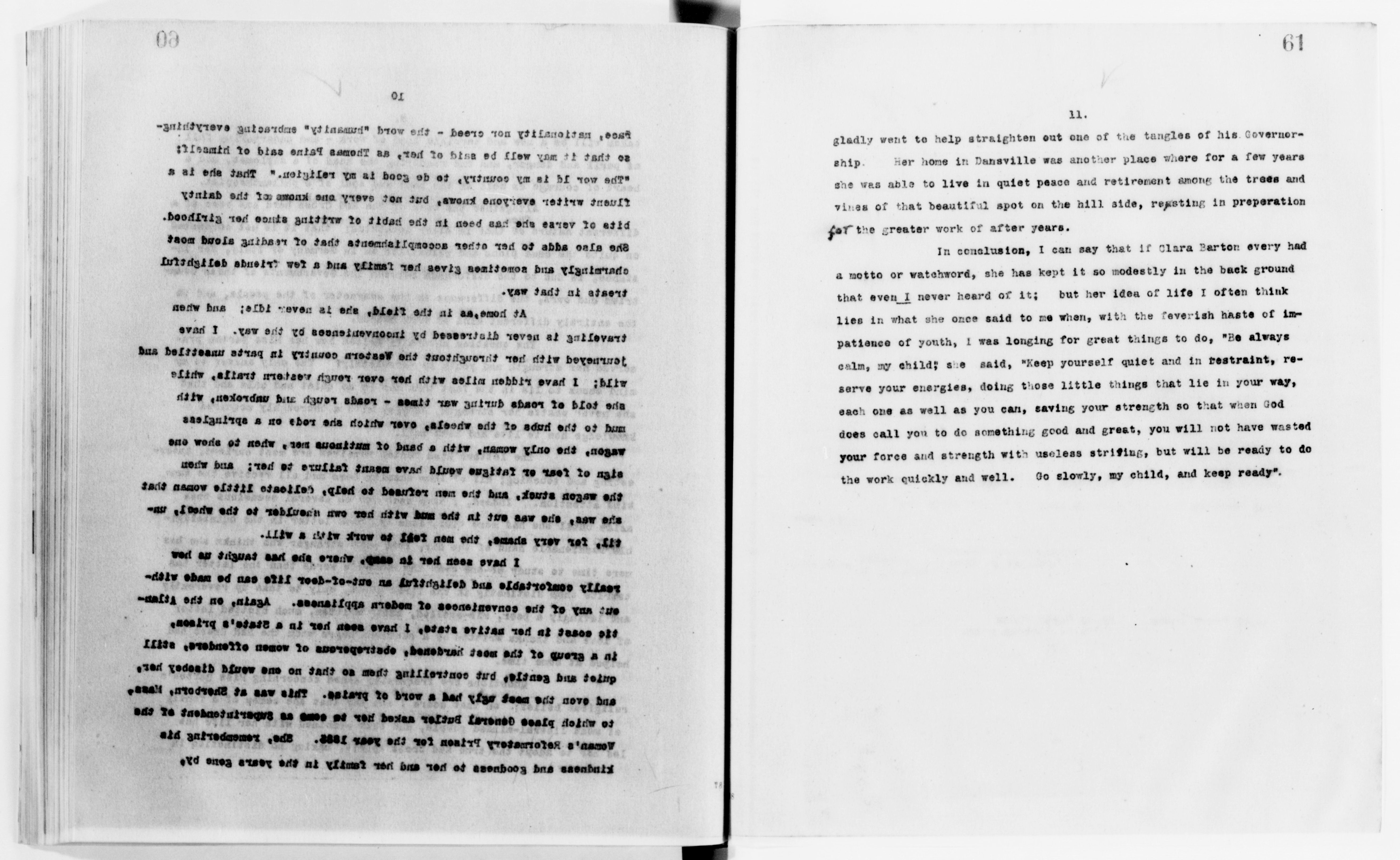 Scanned image of the current content page