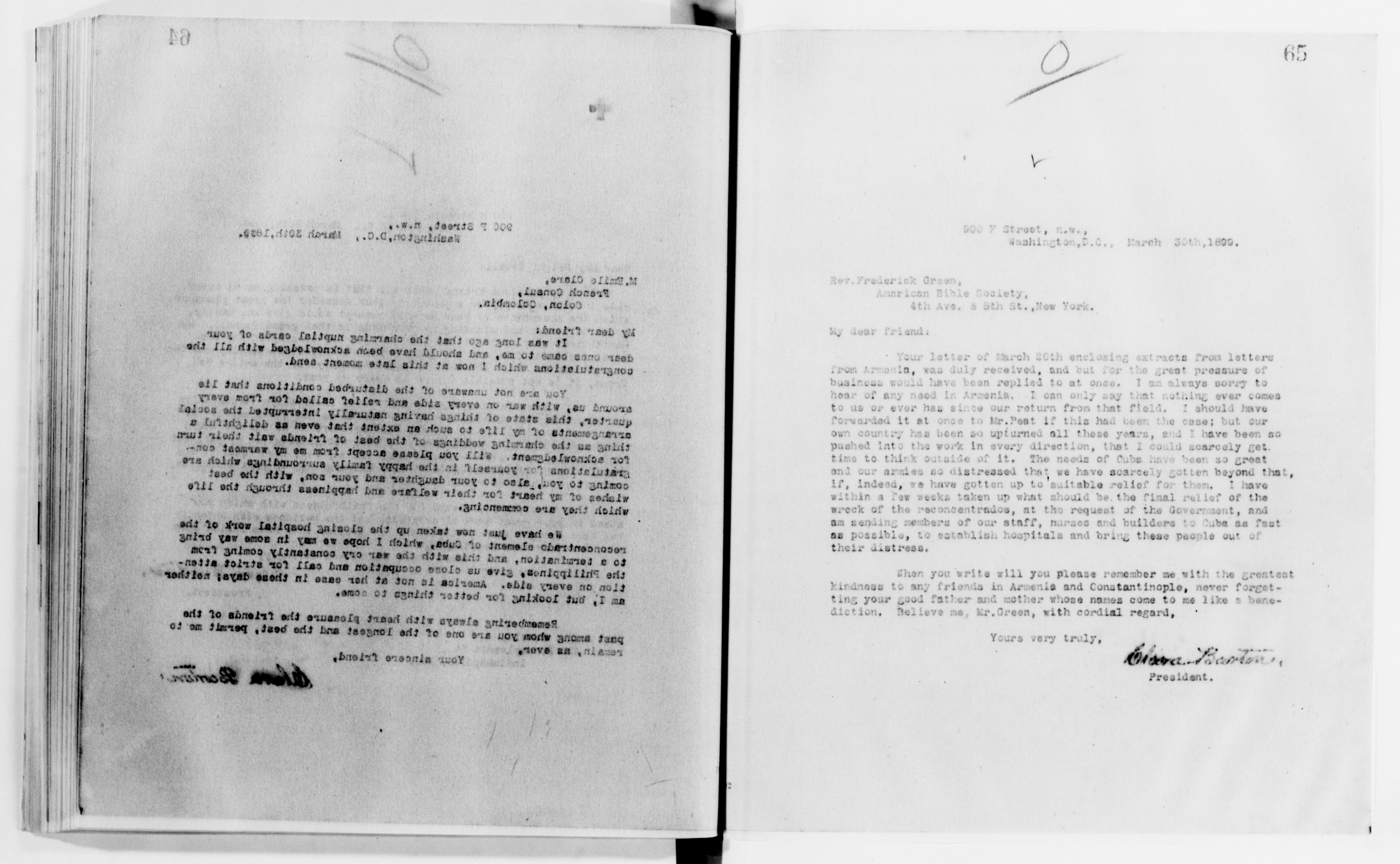 Scanned image of the current content page