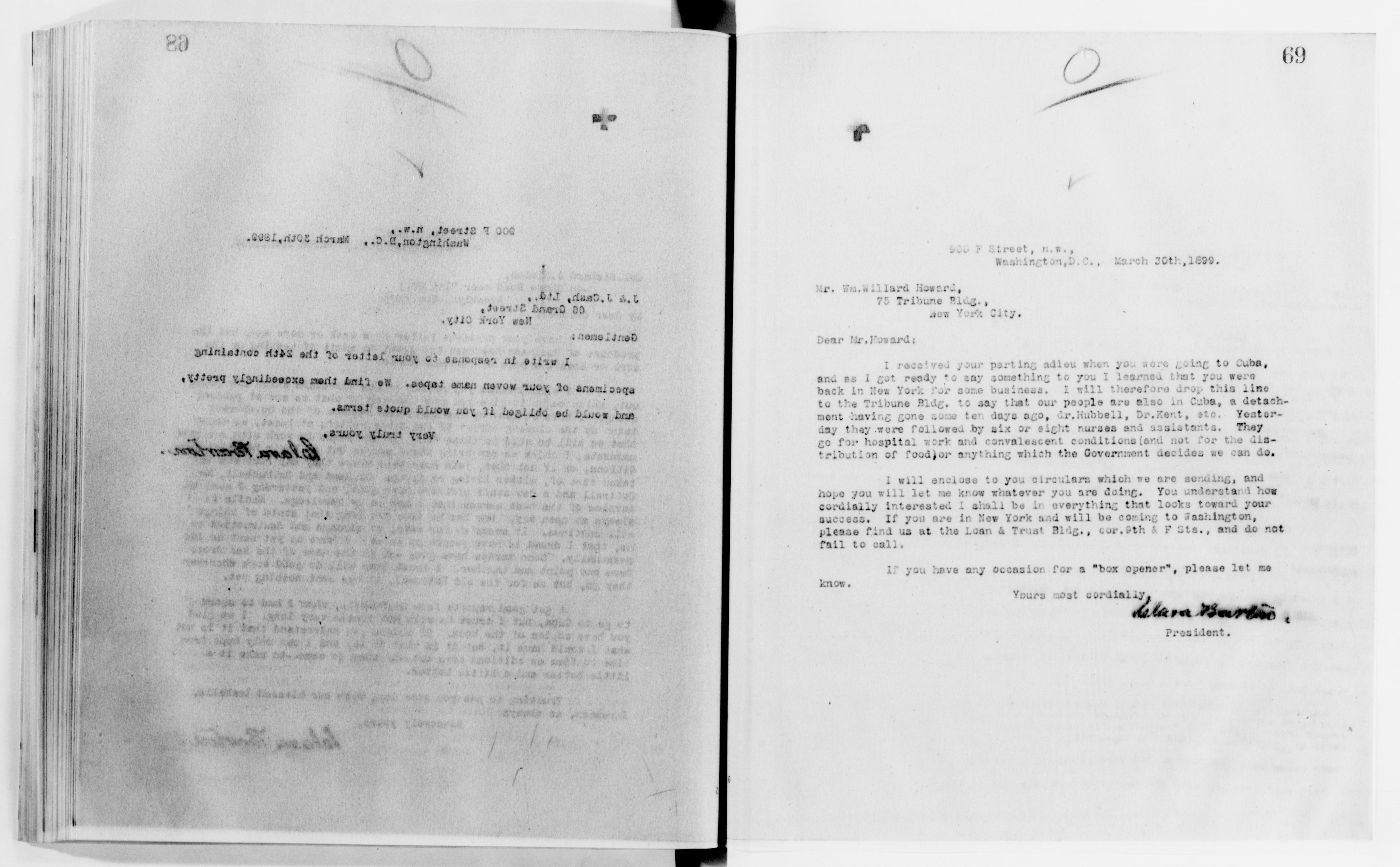 Scanned image of the current content page