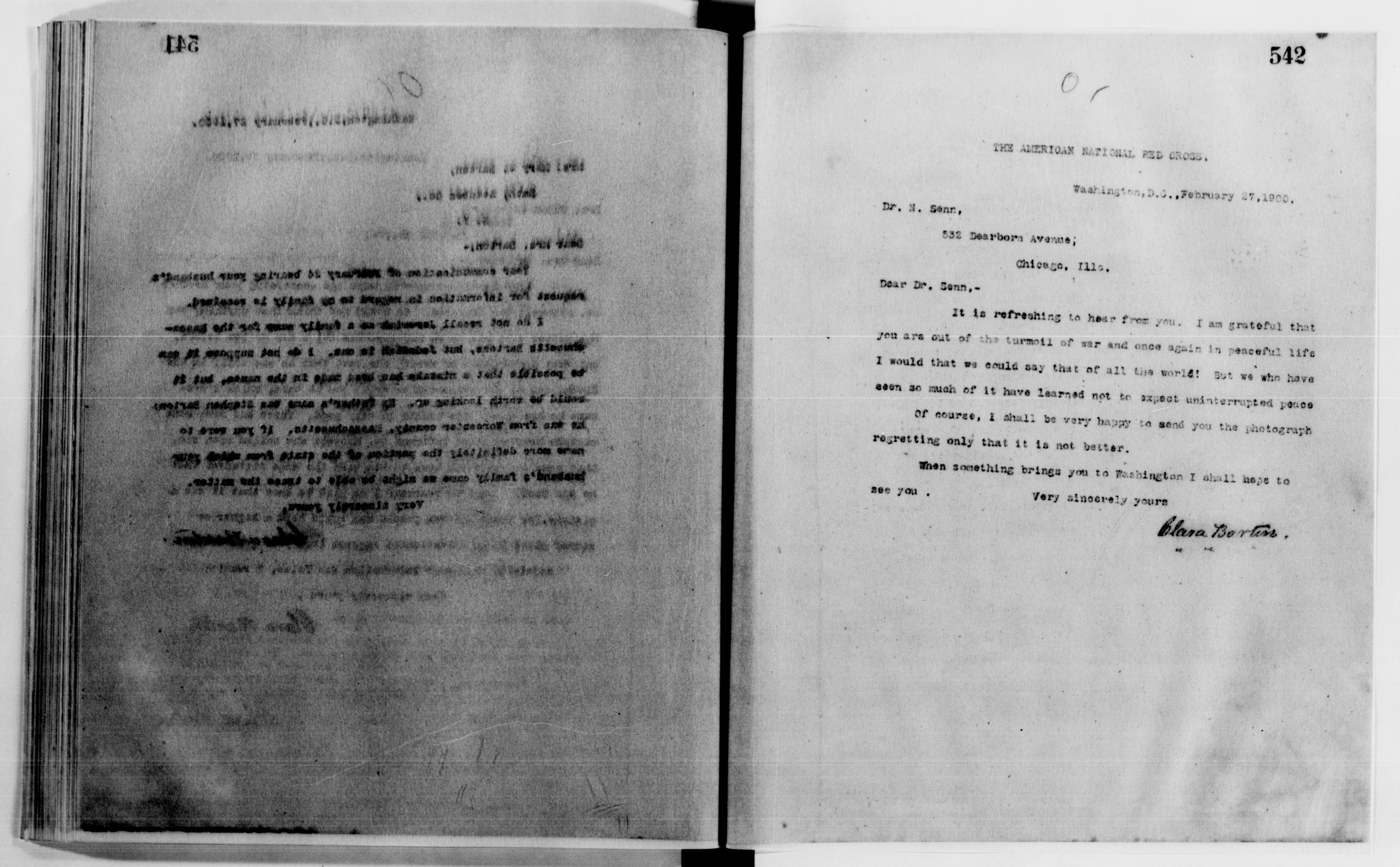 Scanned image of the current content page