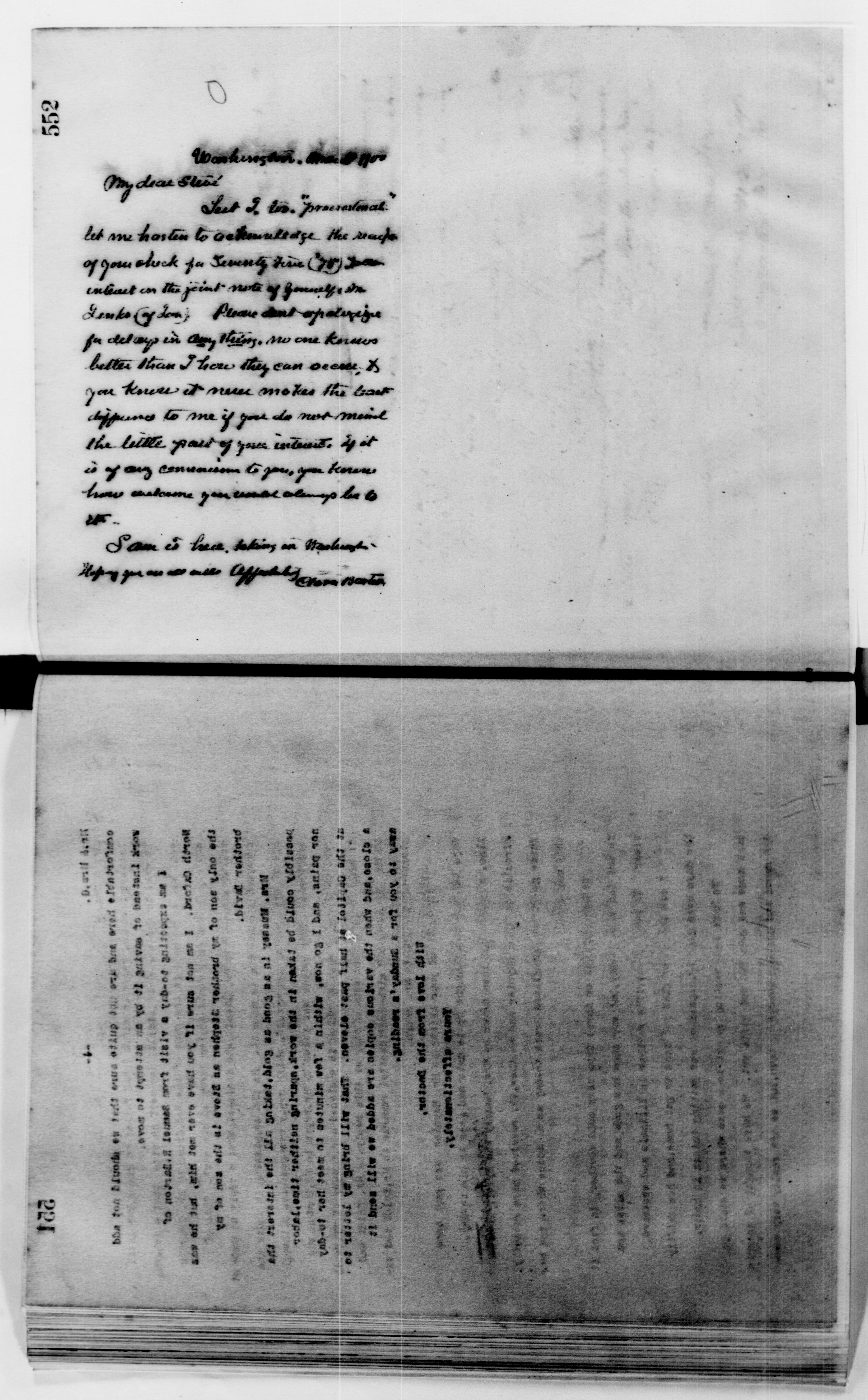 Scanned image of the current content page