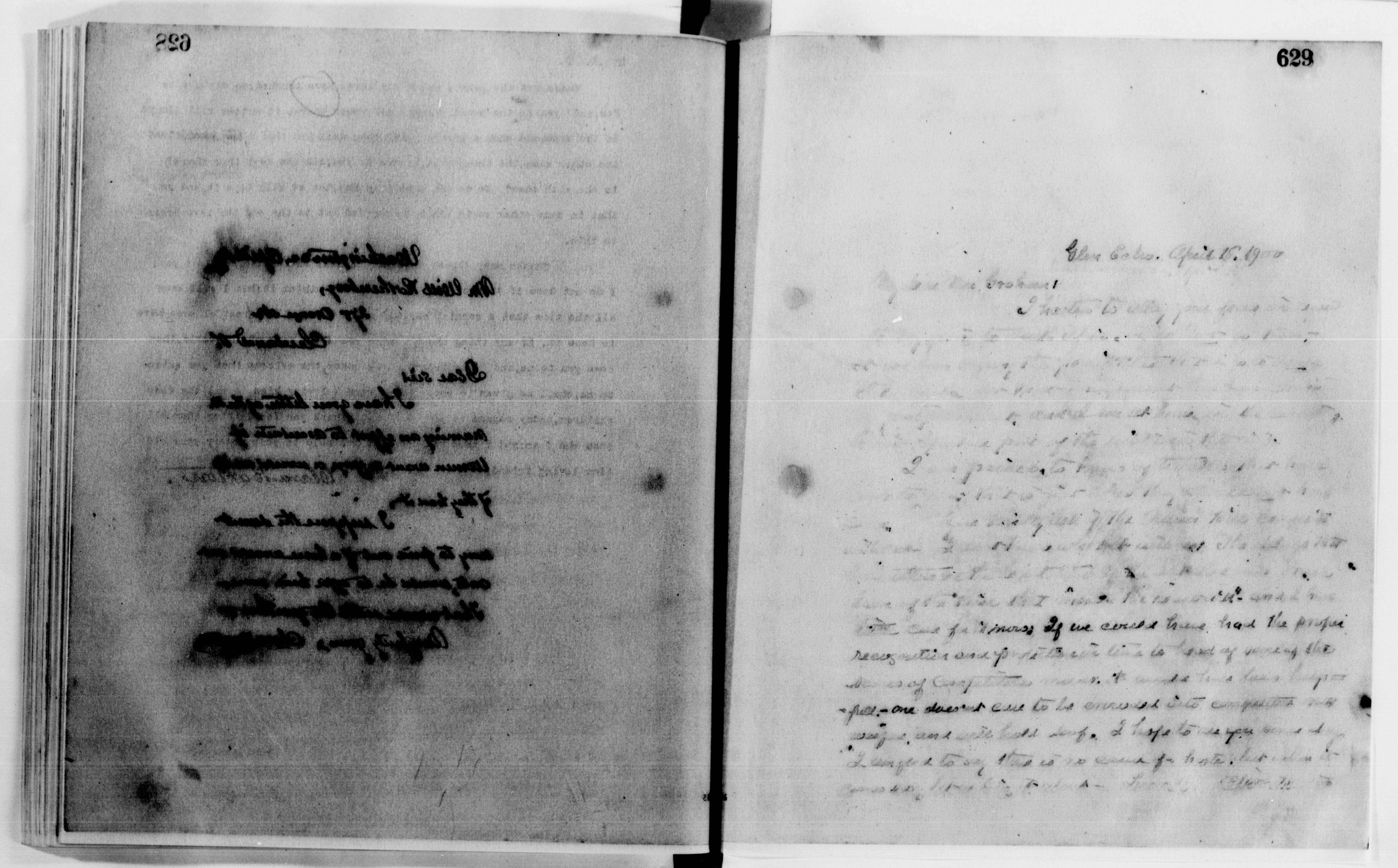 Scanned image of the current content page