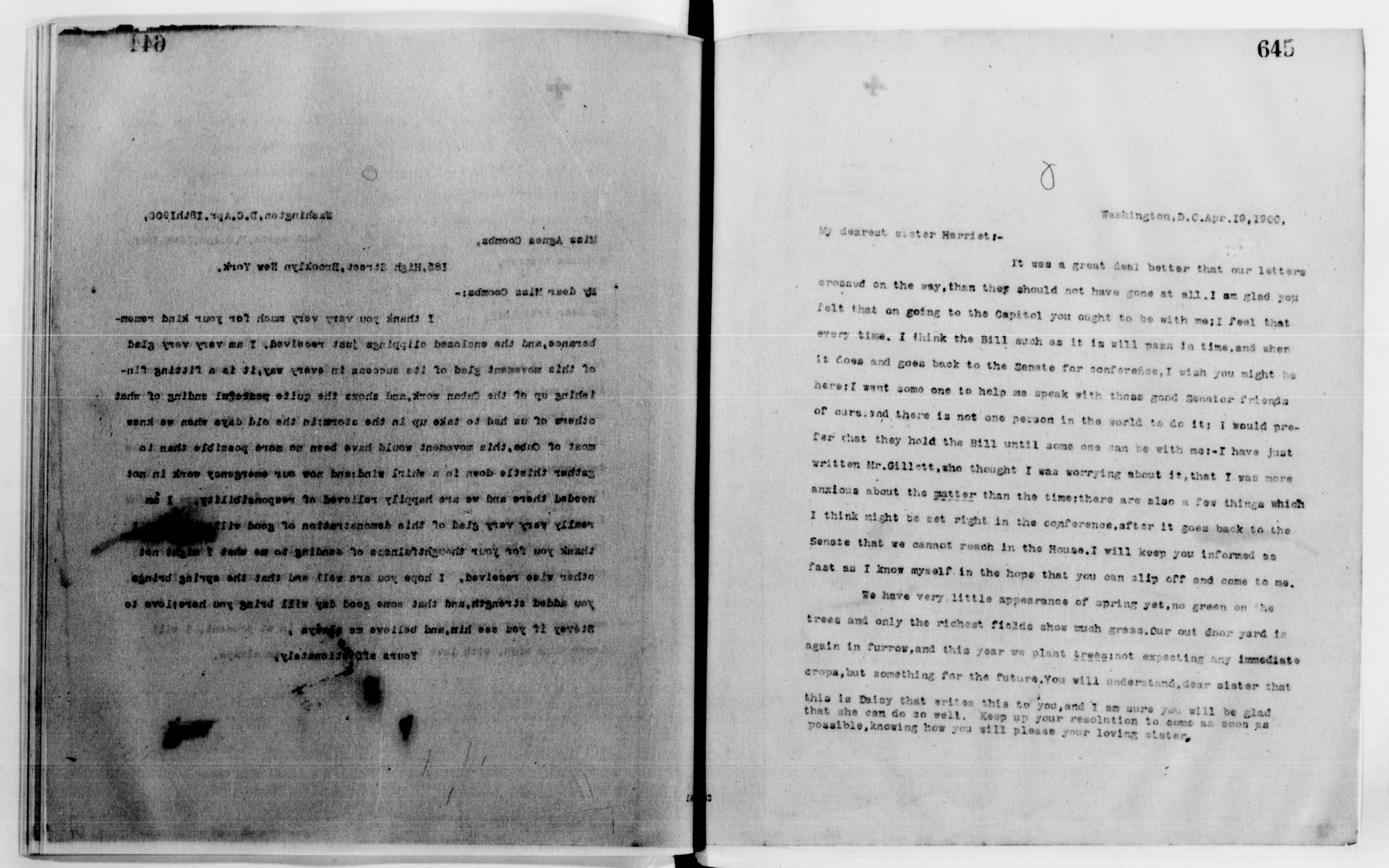 Scanned image of the current content page