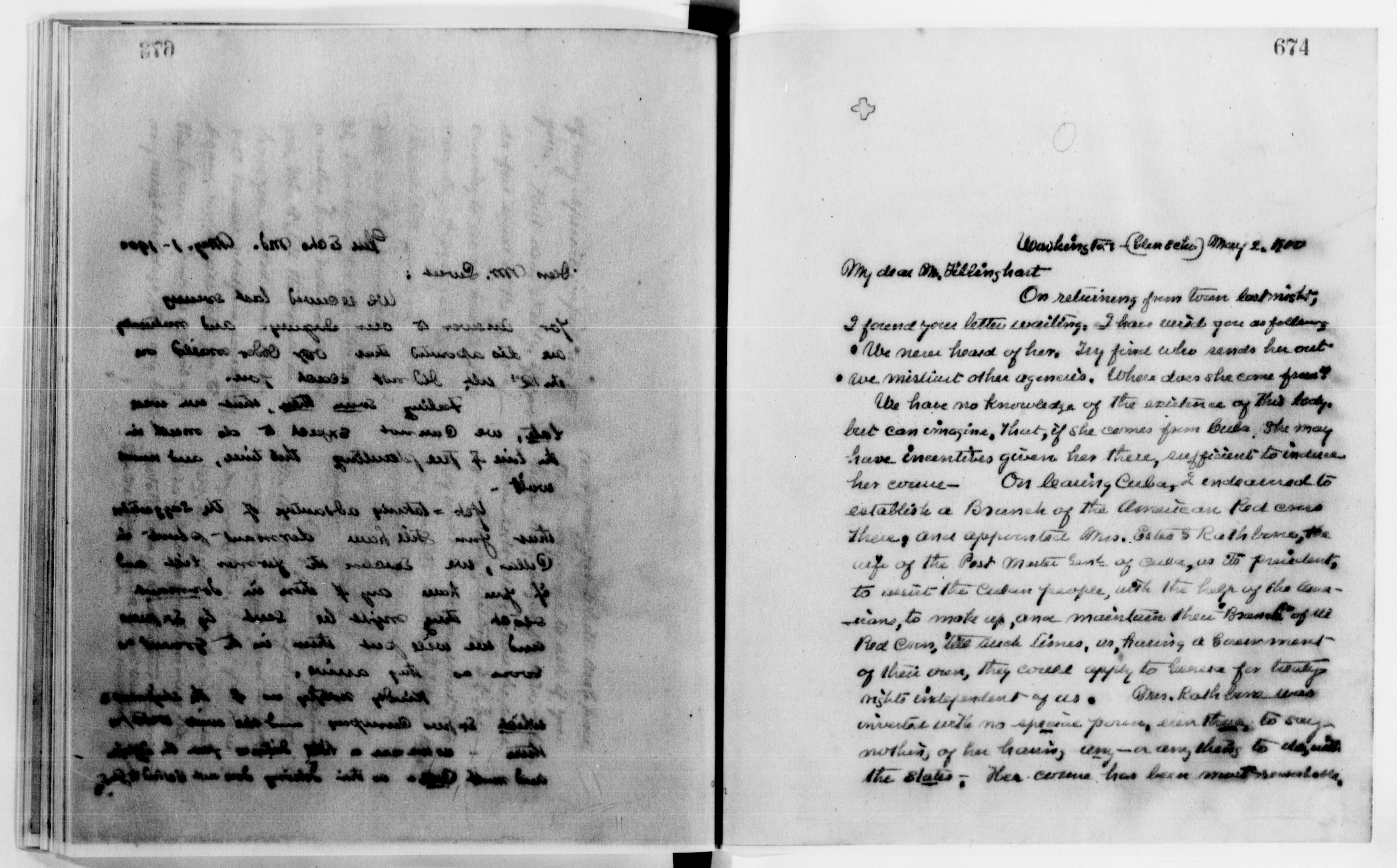 Scanned image of the current content page