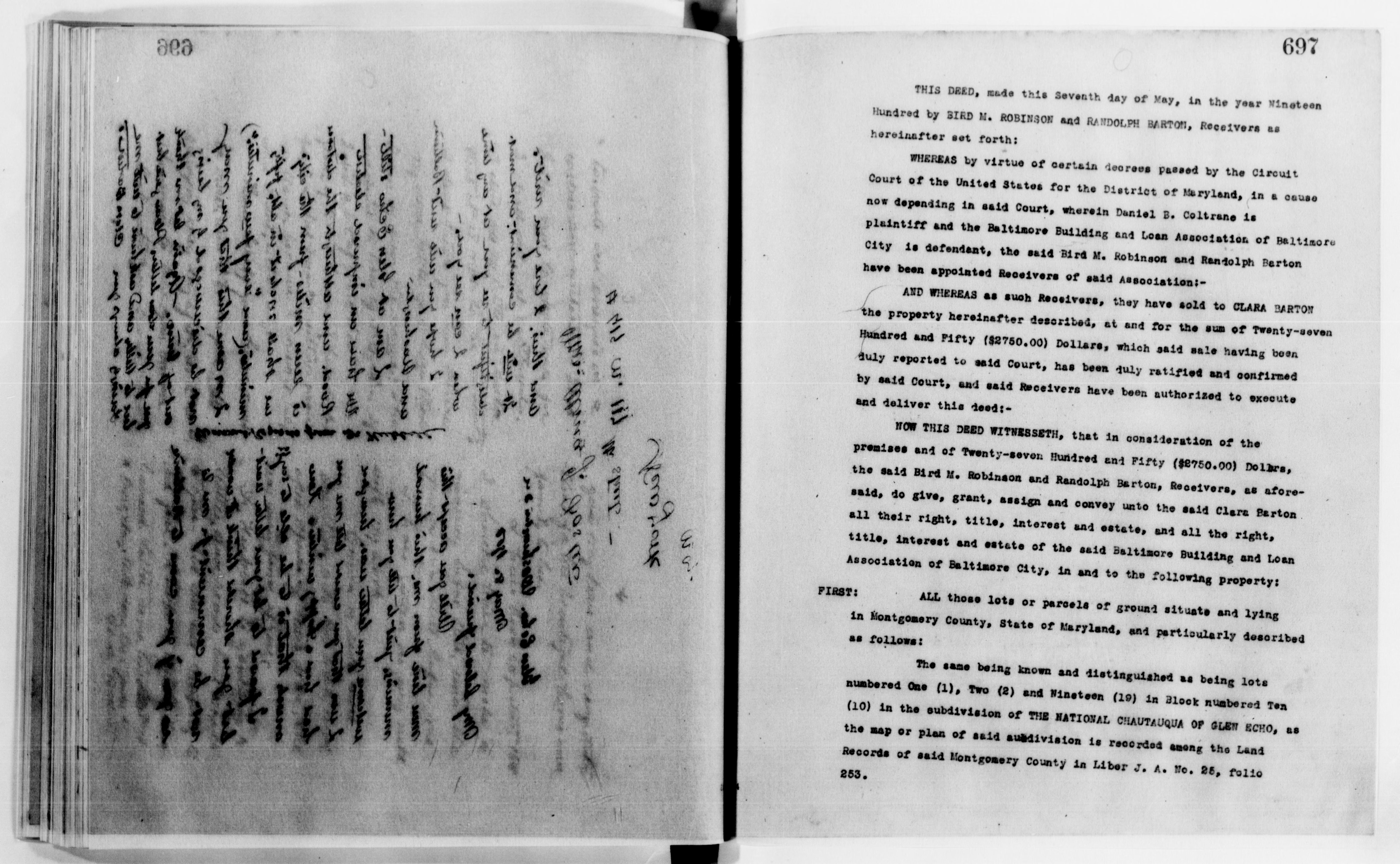 Scanned image of the current content page