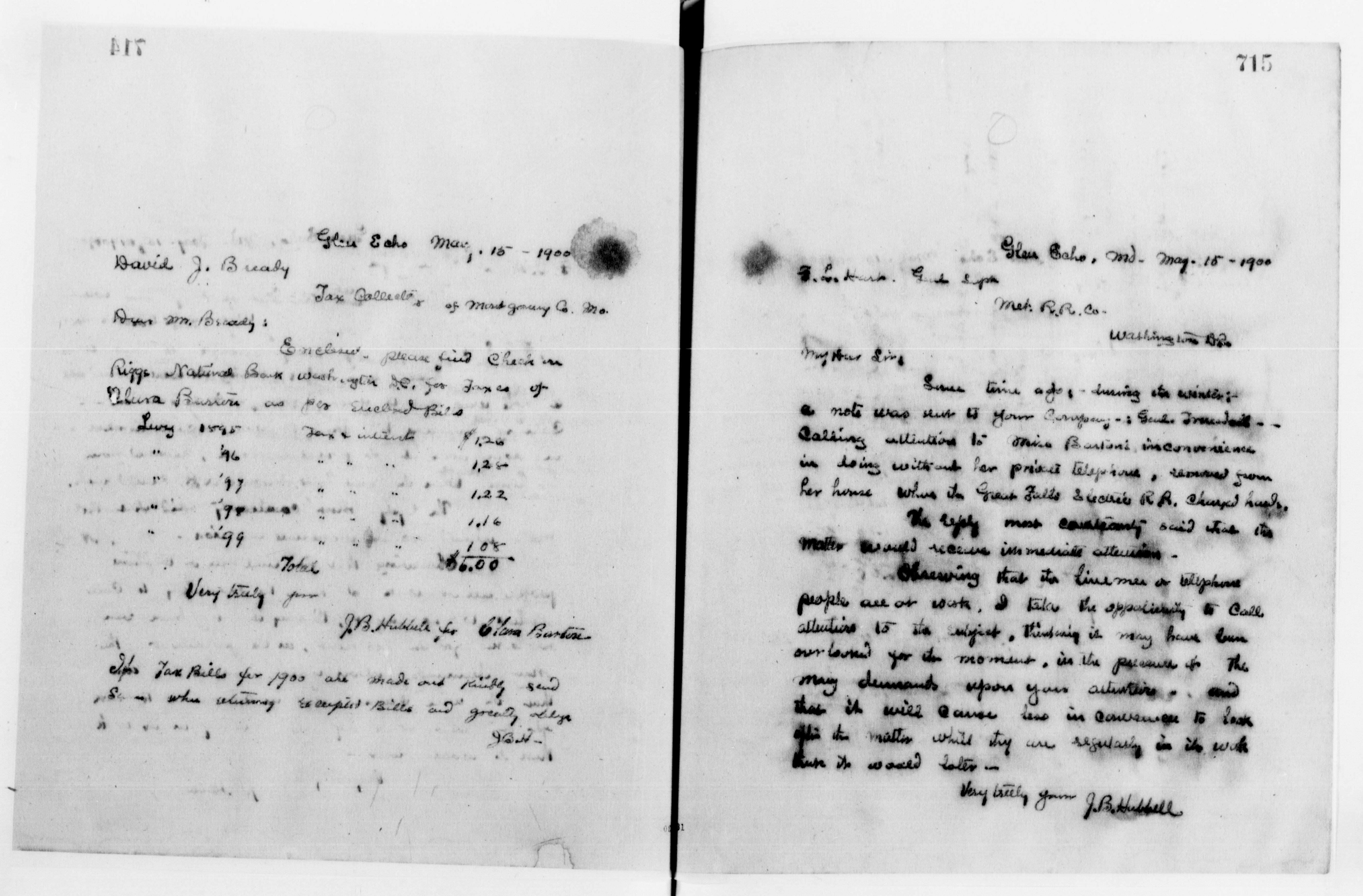 Scanned image of the current content page