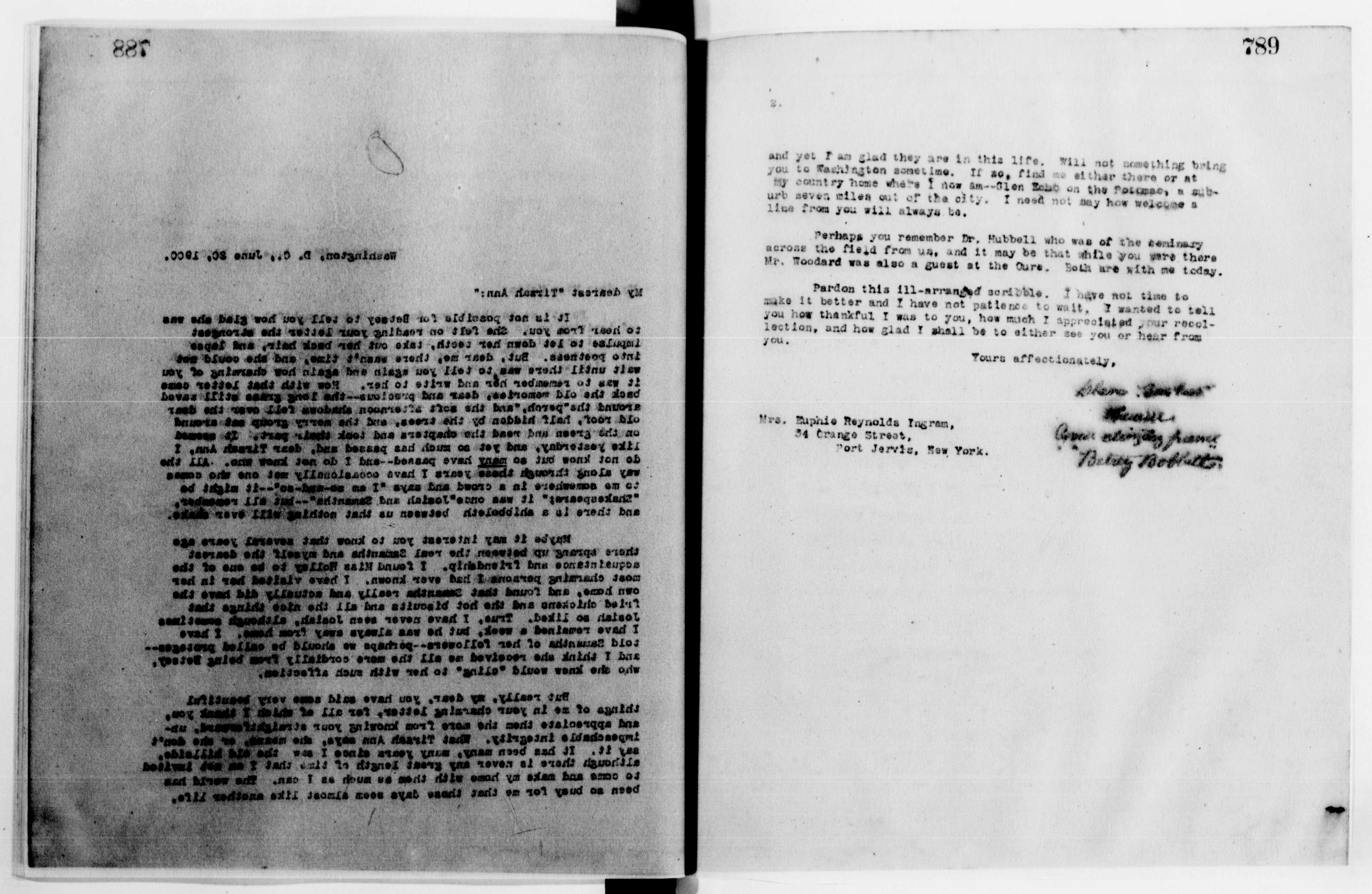 Scanned image of the current content page