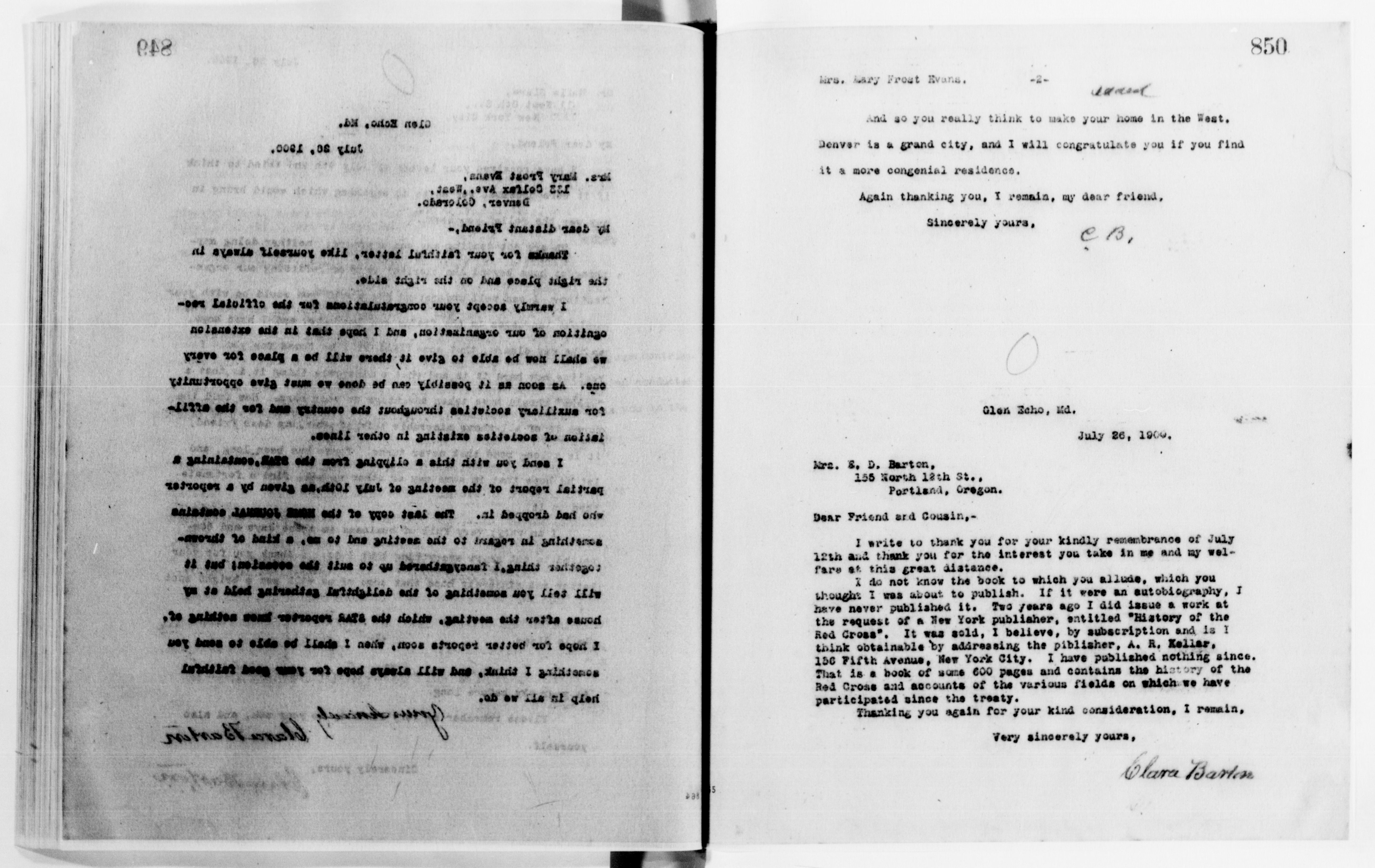 Scanned image of the current content page