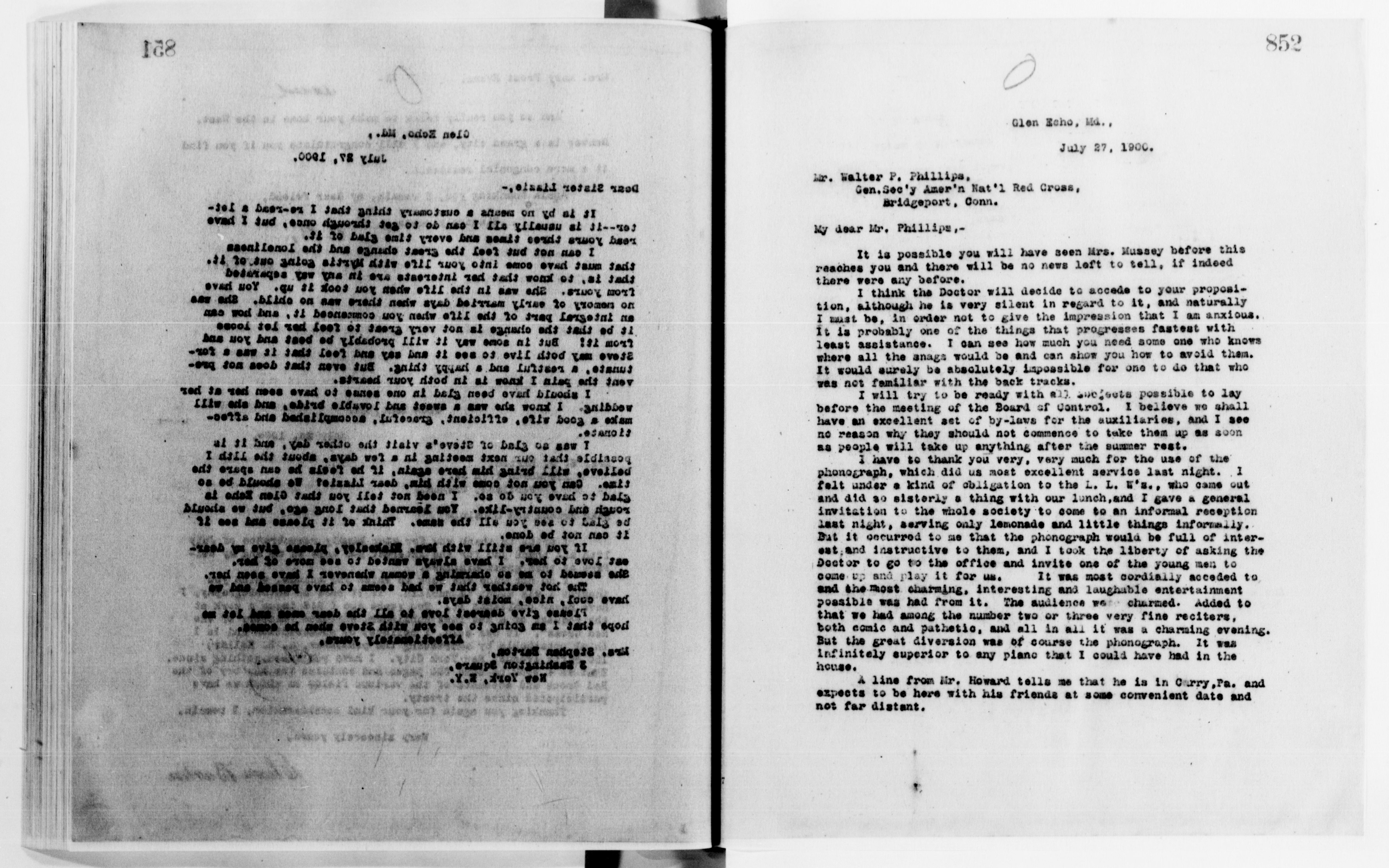 Scanned image of the current content page