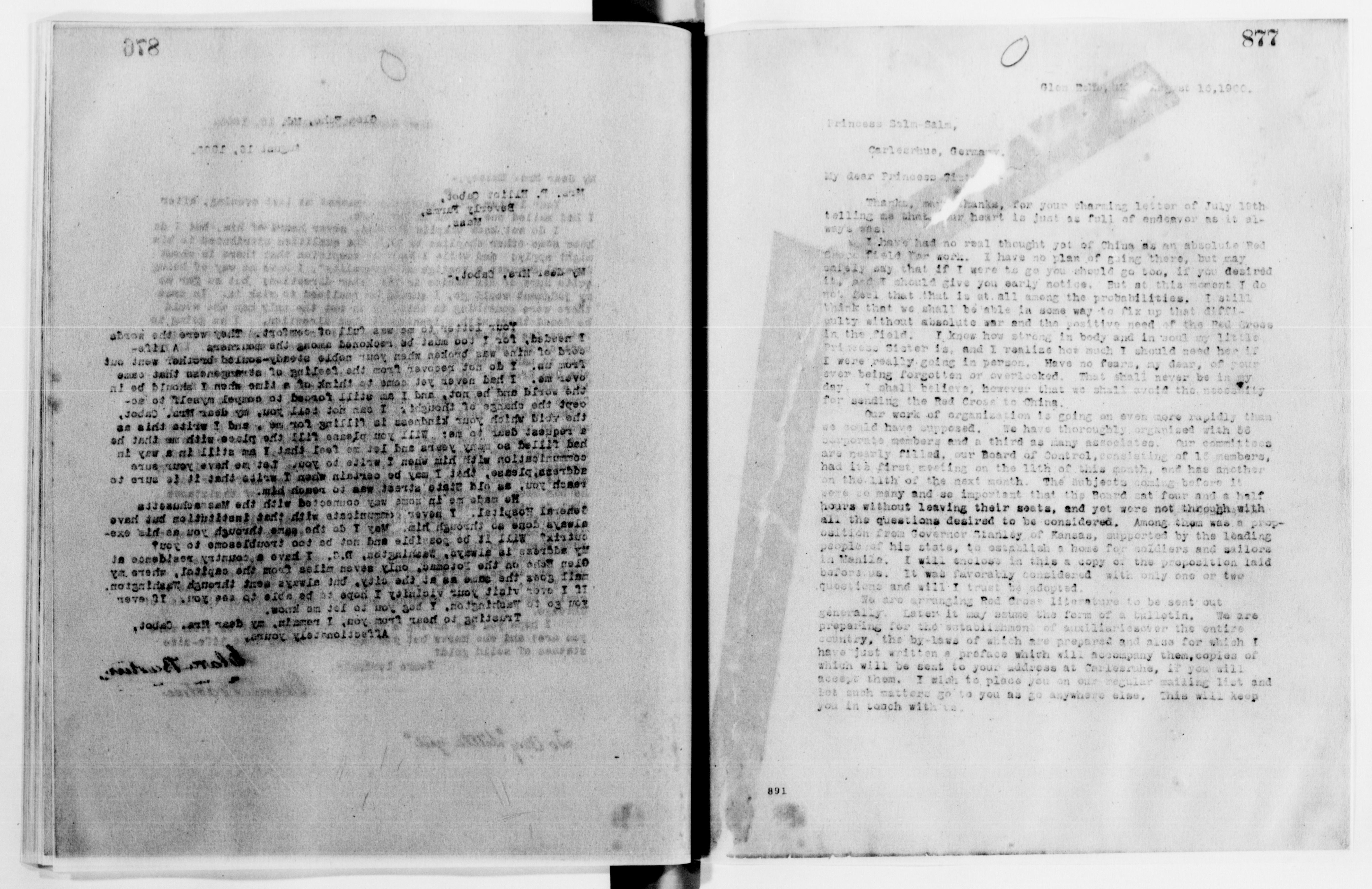 Scanned image of the current content page