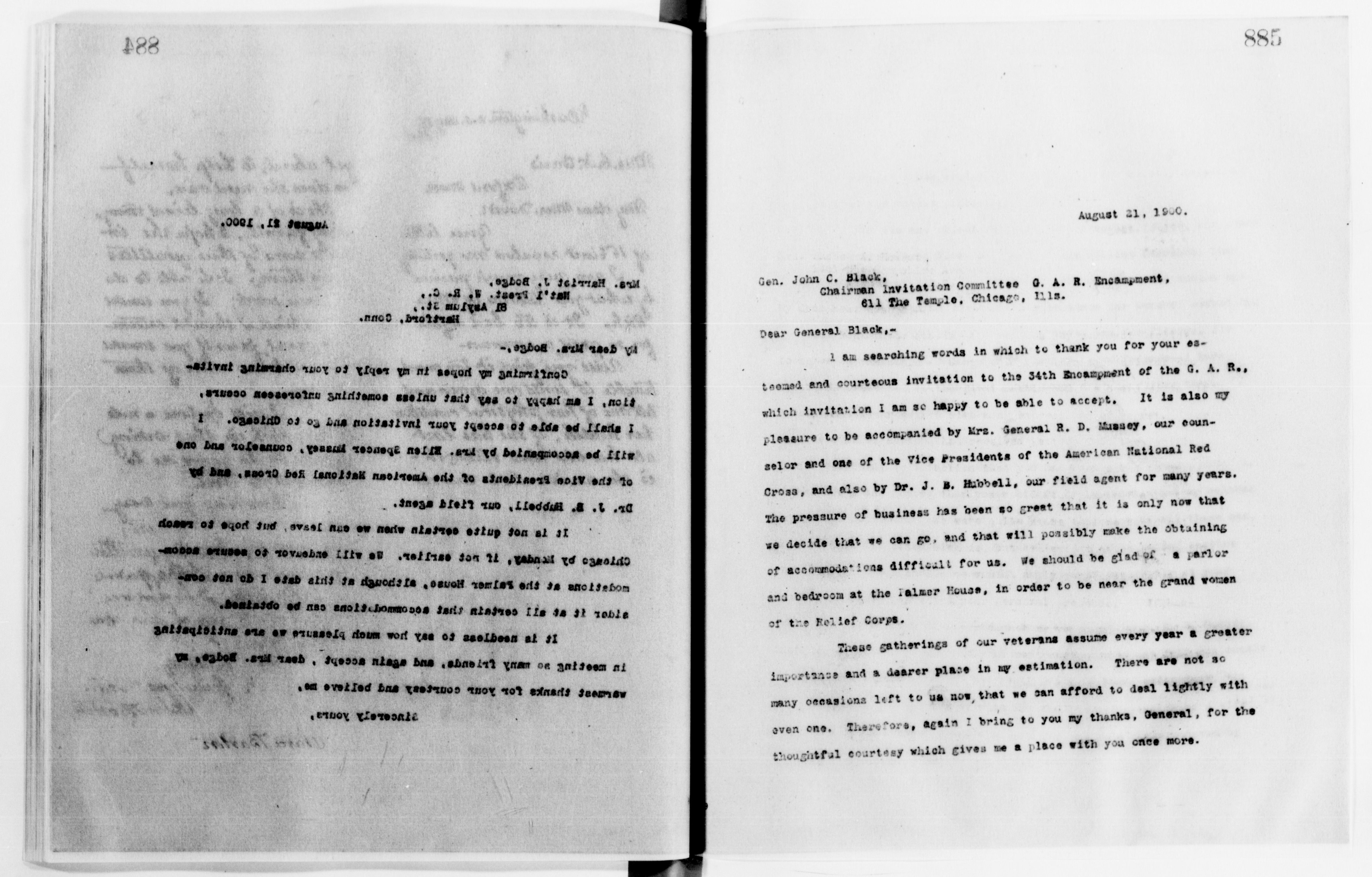 Scanned image of the current content page