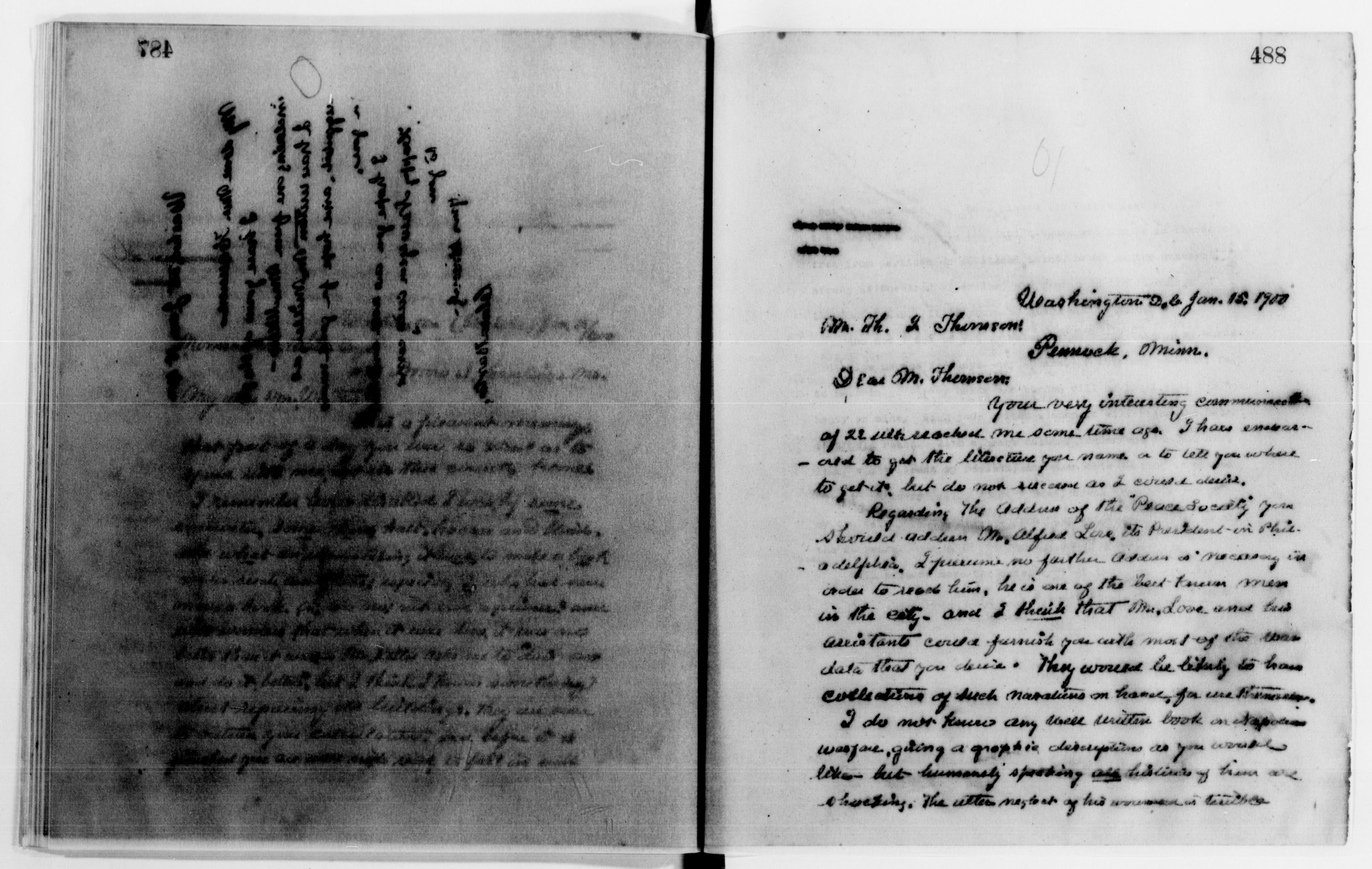 Scanned image of the current content page