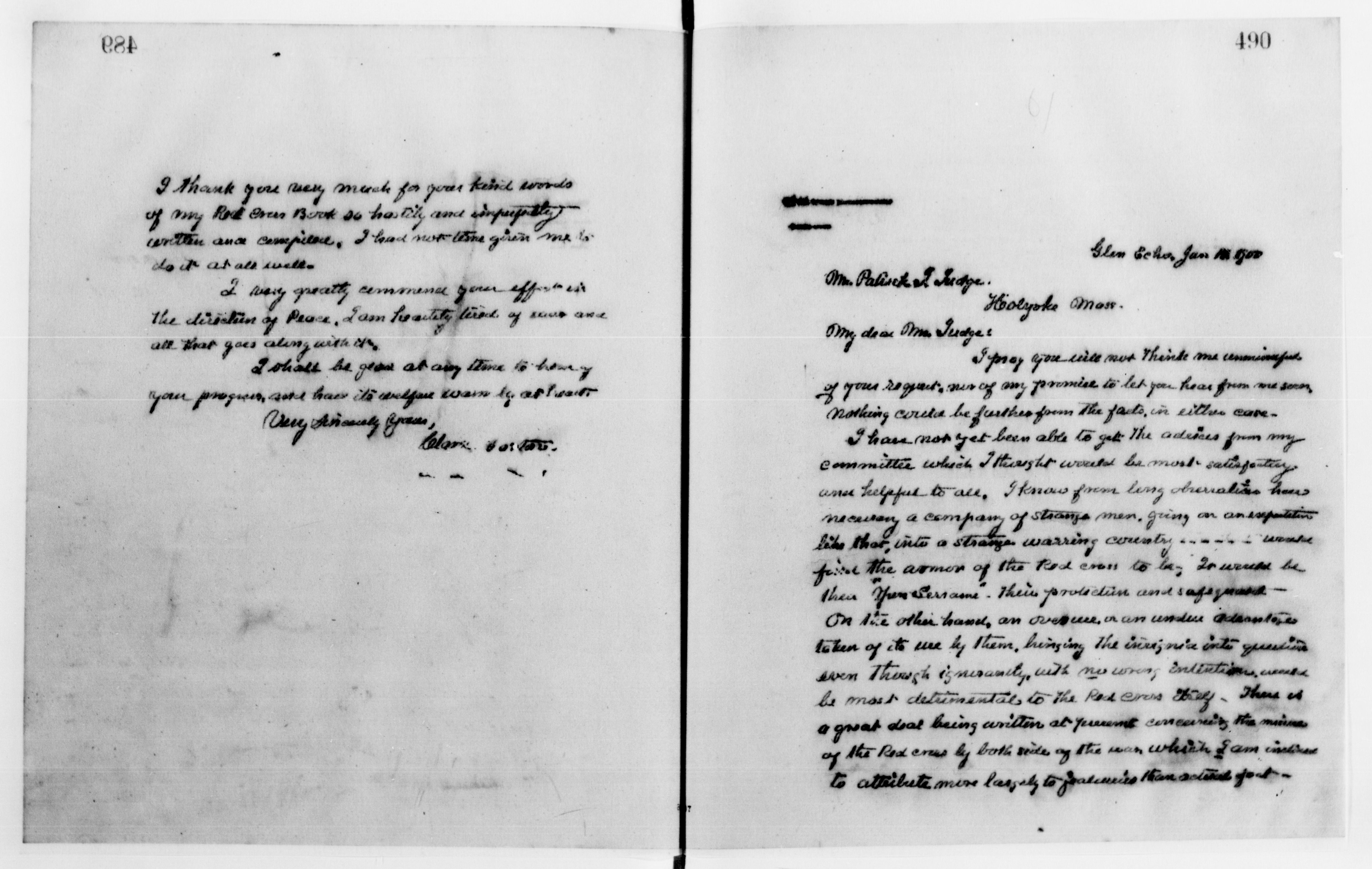 Scanned image of the current content page