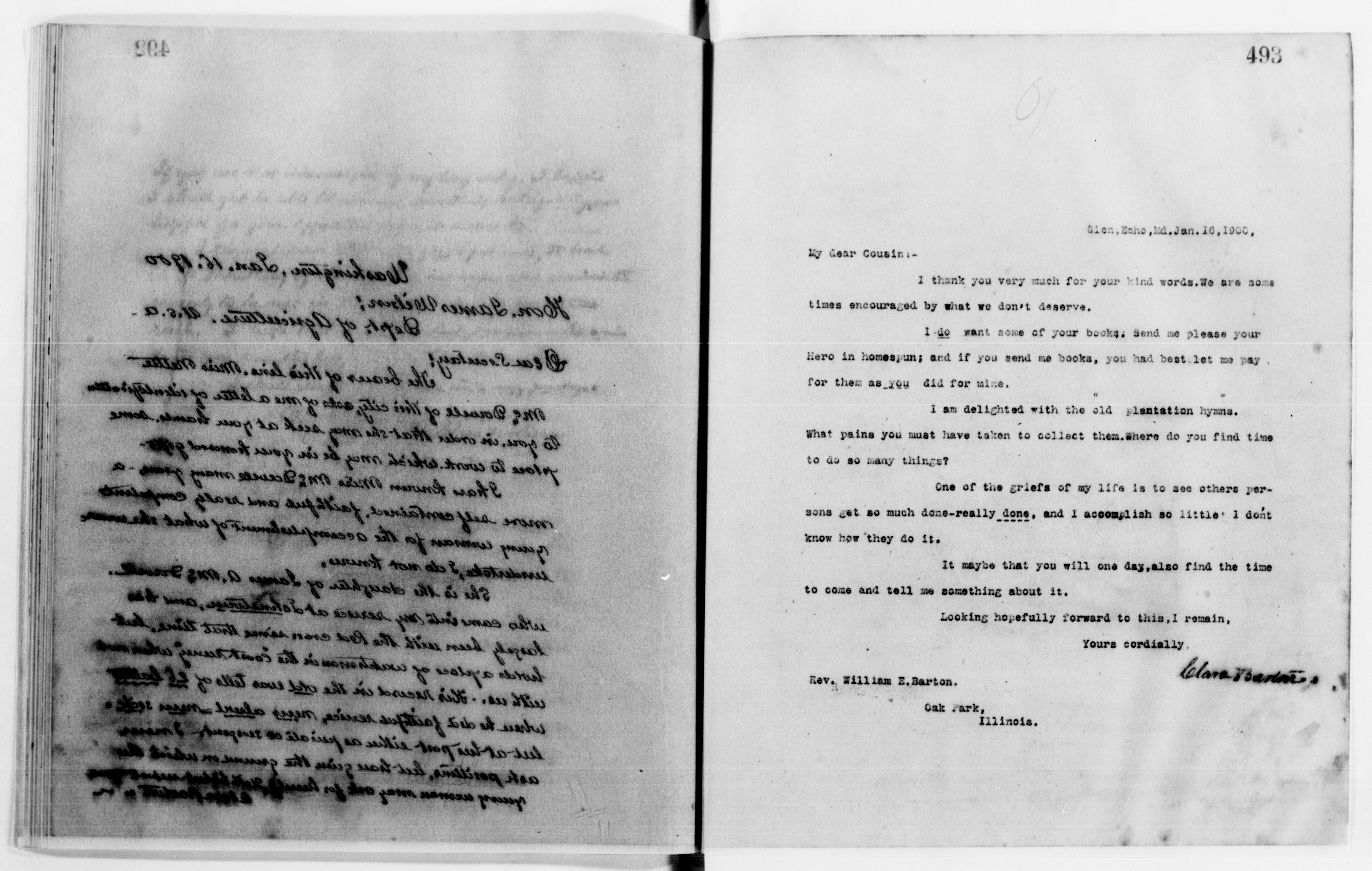 Scanned image of the current content page