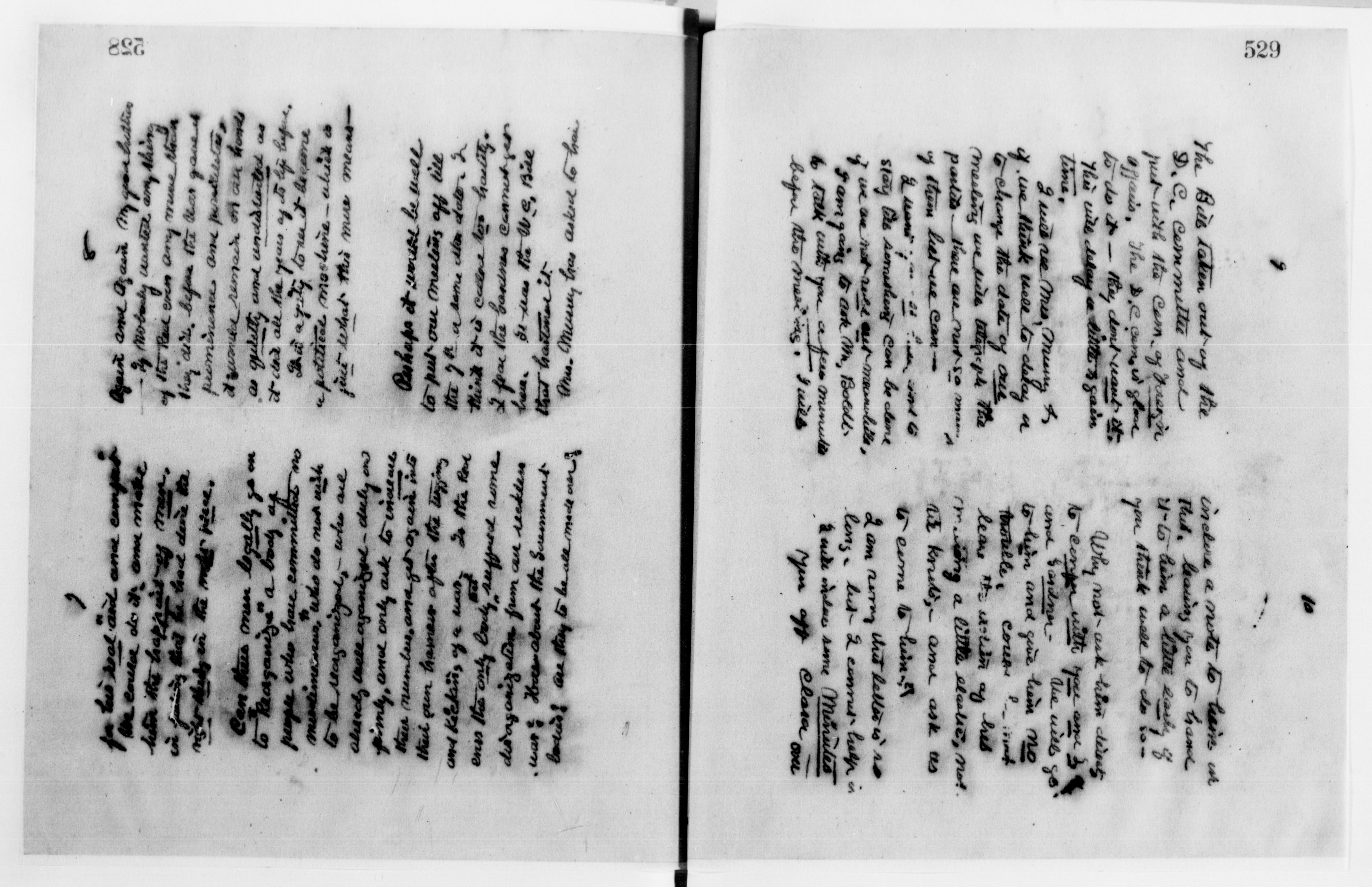 Scanned image of the current content page