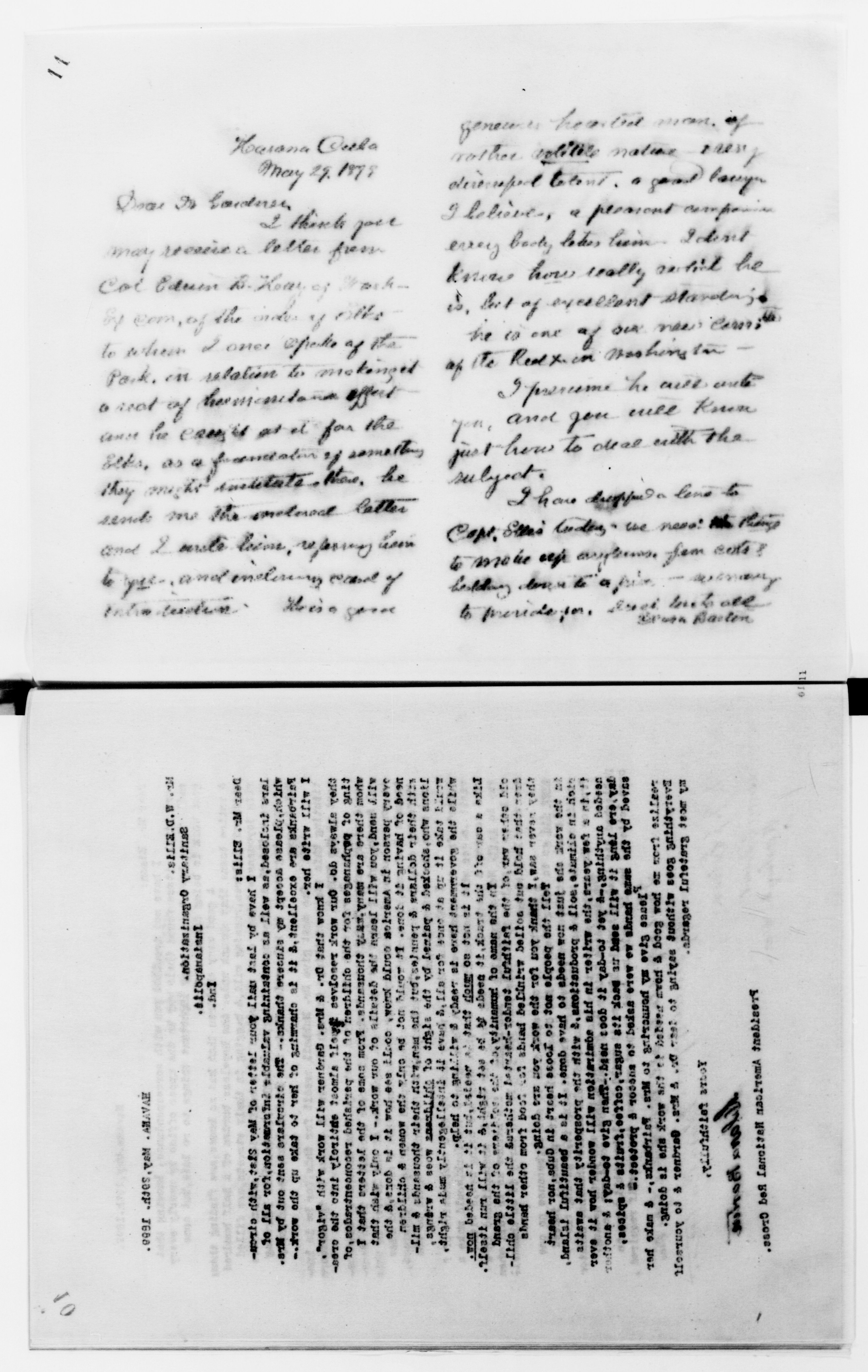 Scanned image of the current content page