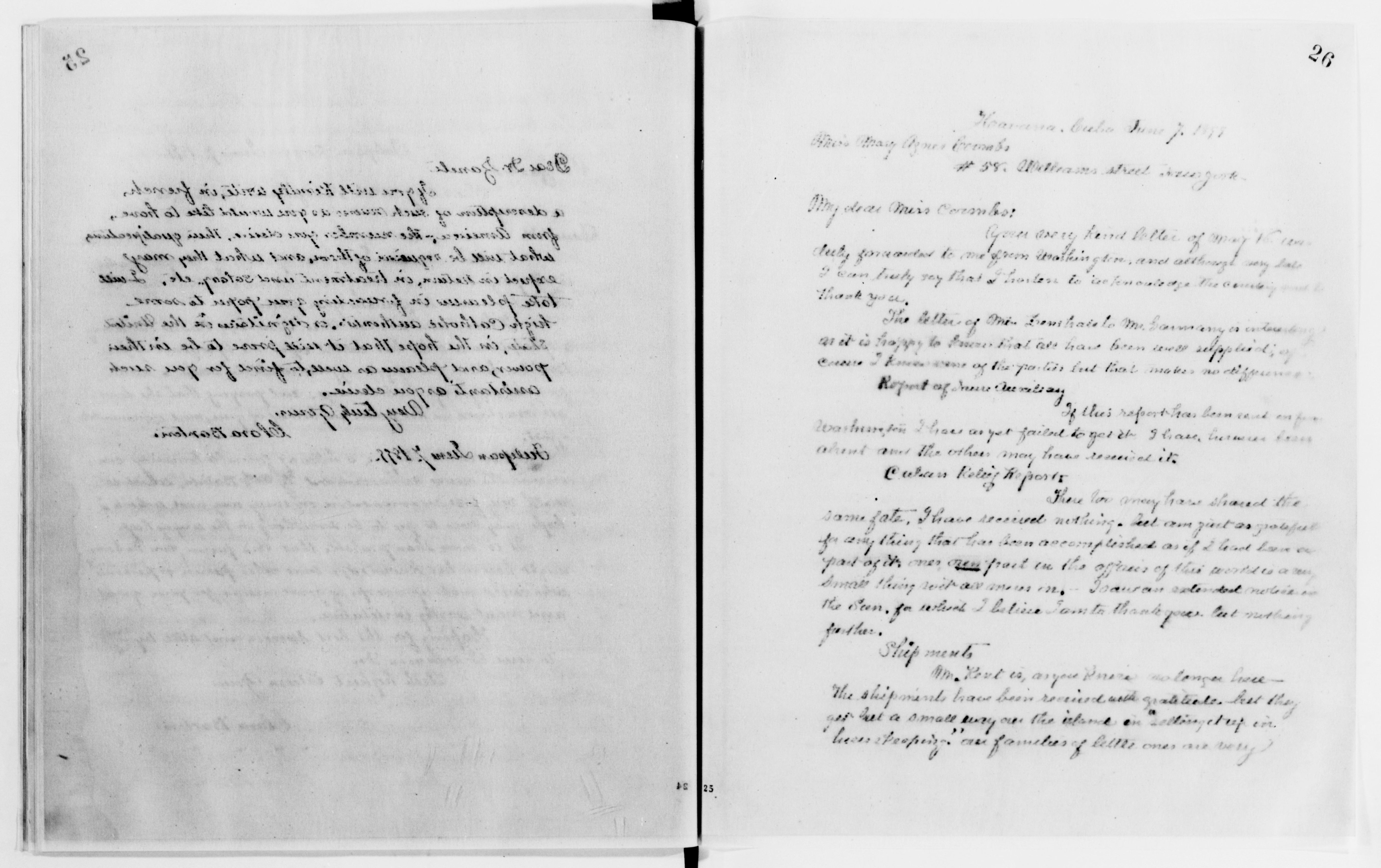 Scanned image of the current content page