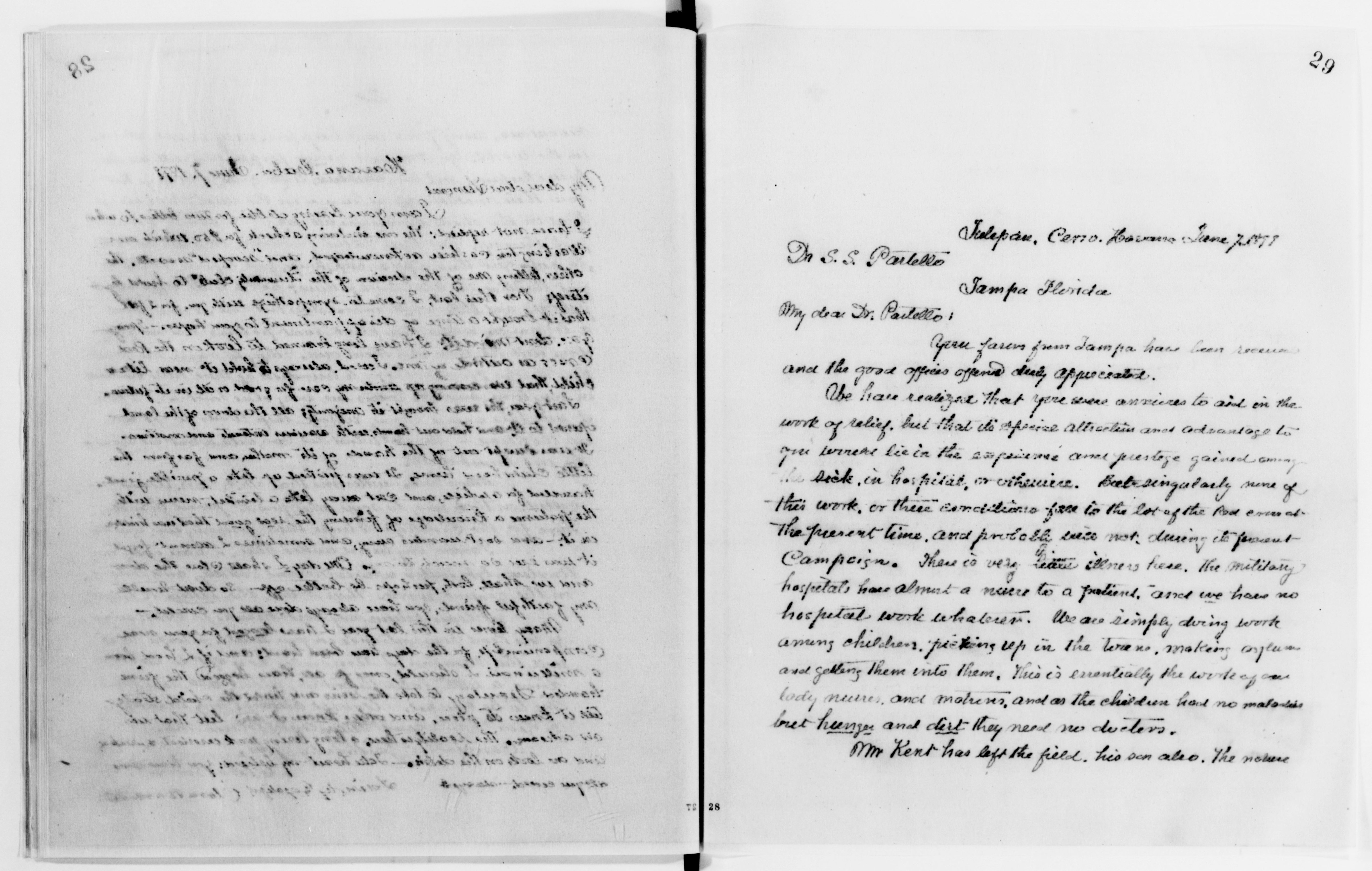 Scanned image of the current content page