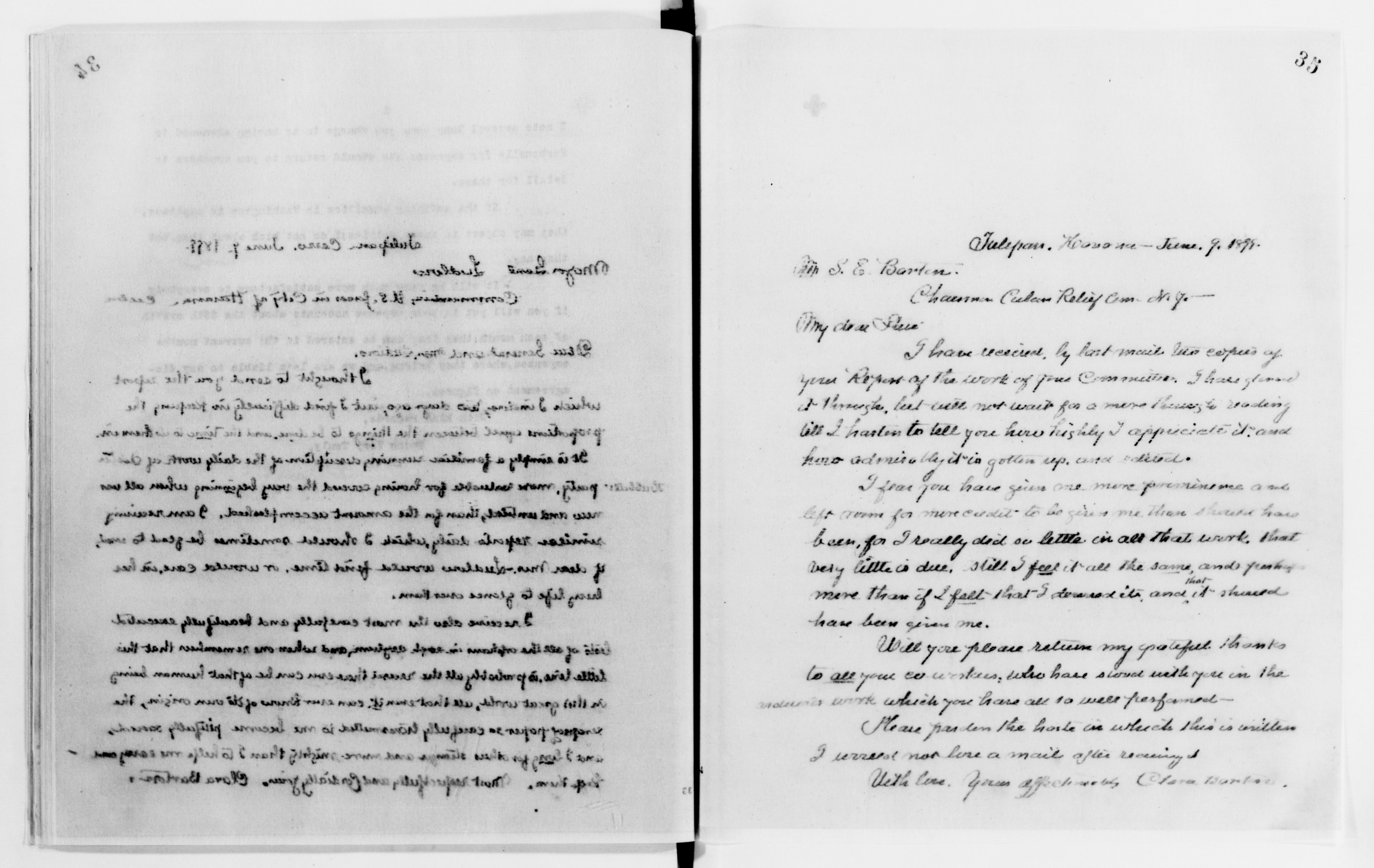 Scanned image of the current content page
