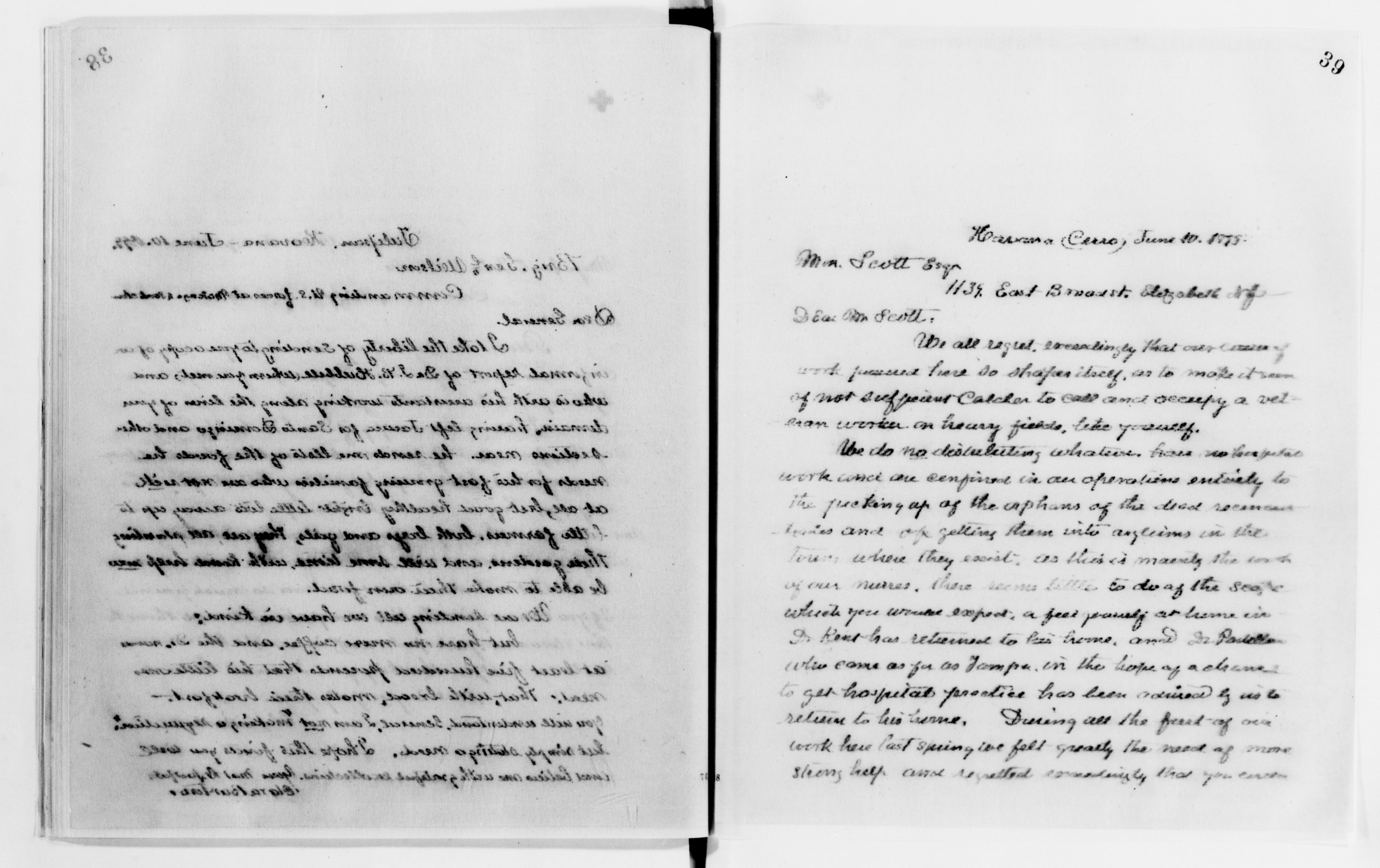 Scanned image of the current content page