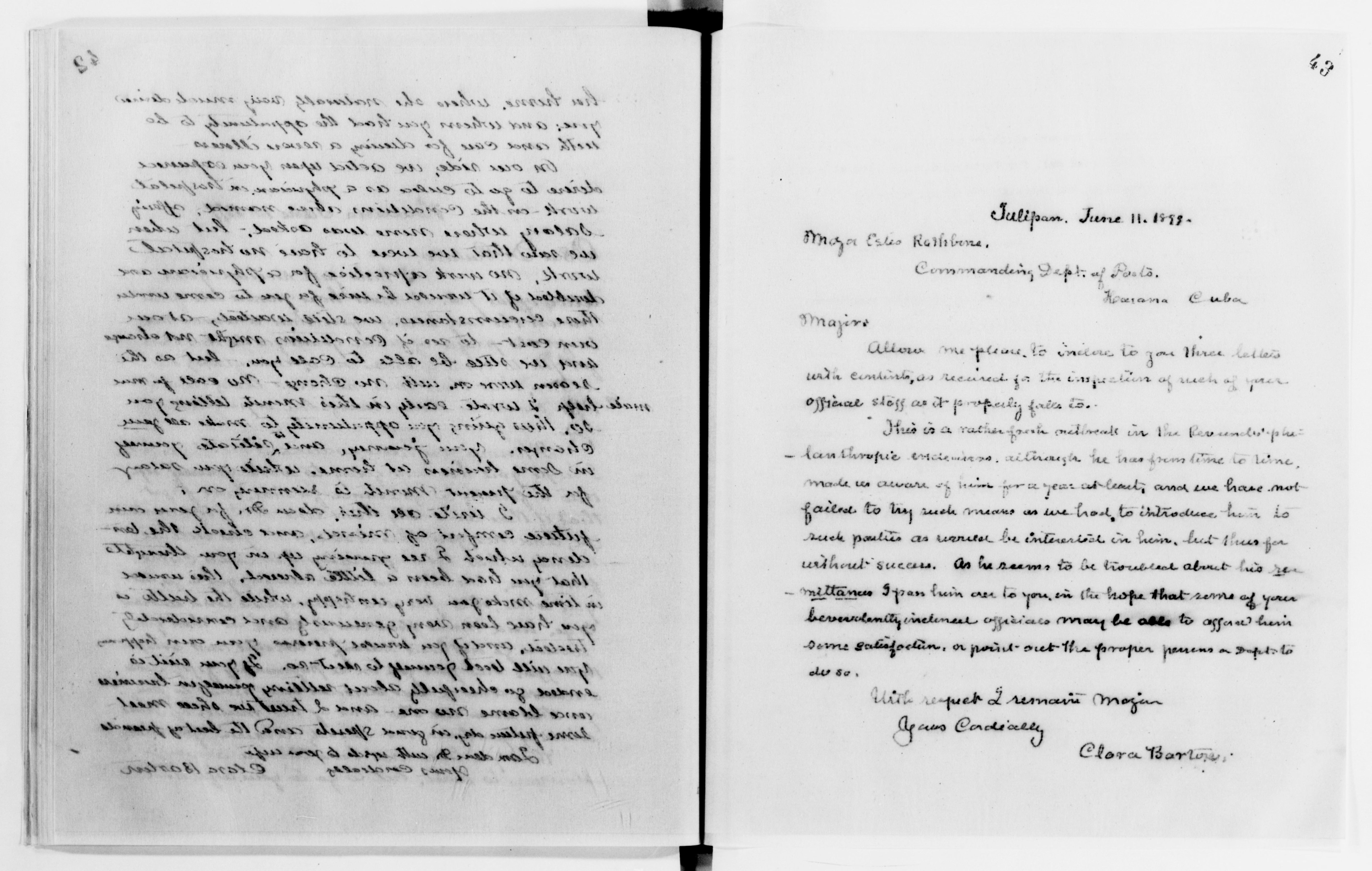 Scanned image of the current content page