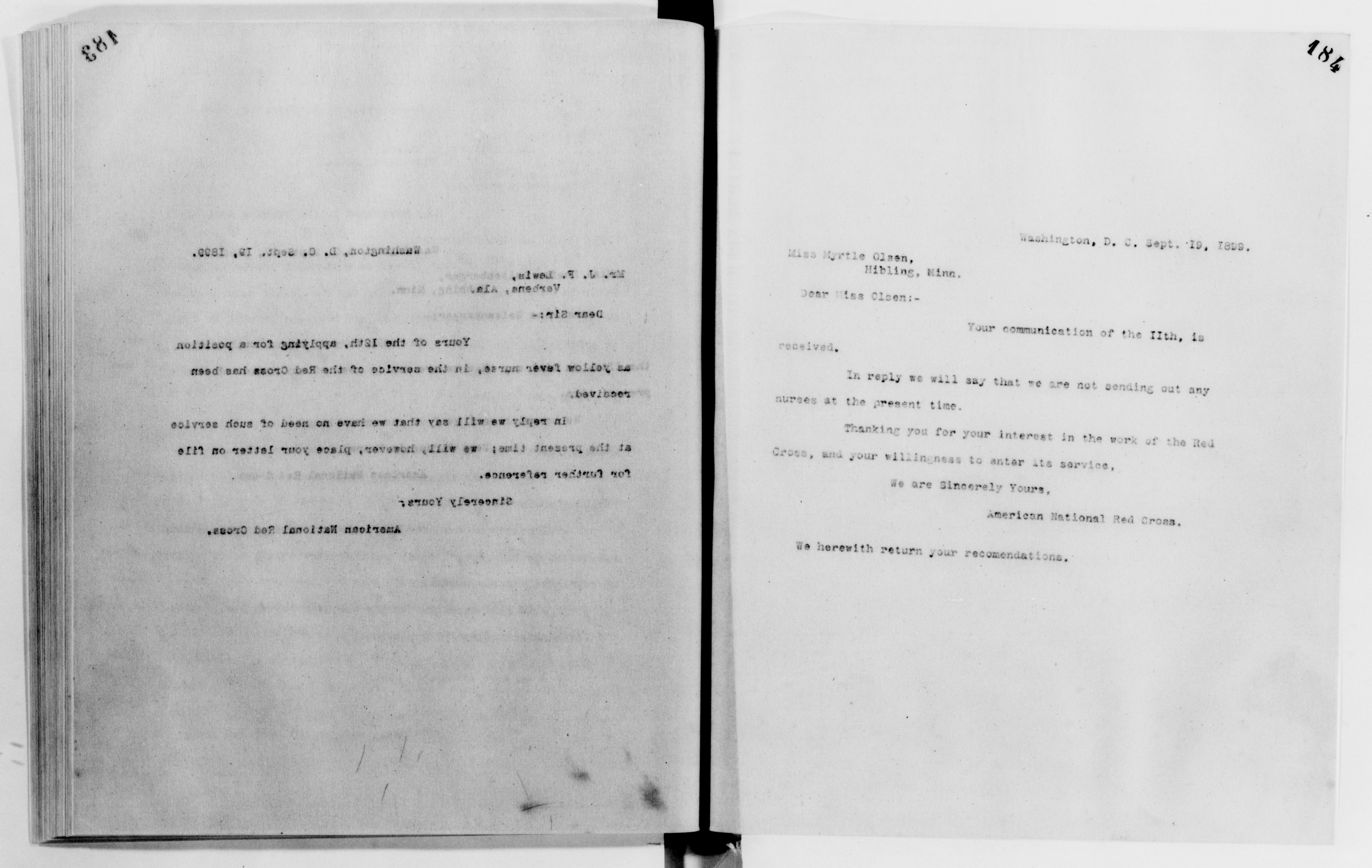 Scanned image of the current content page