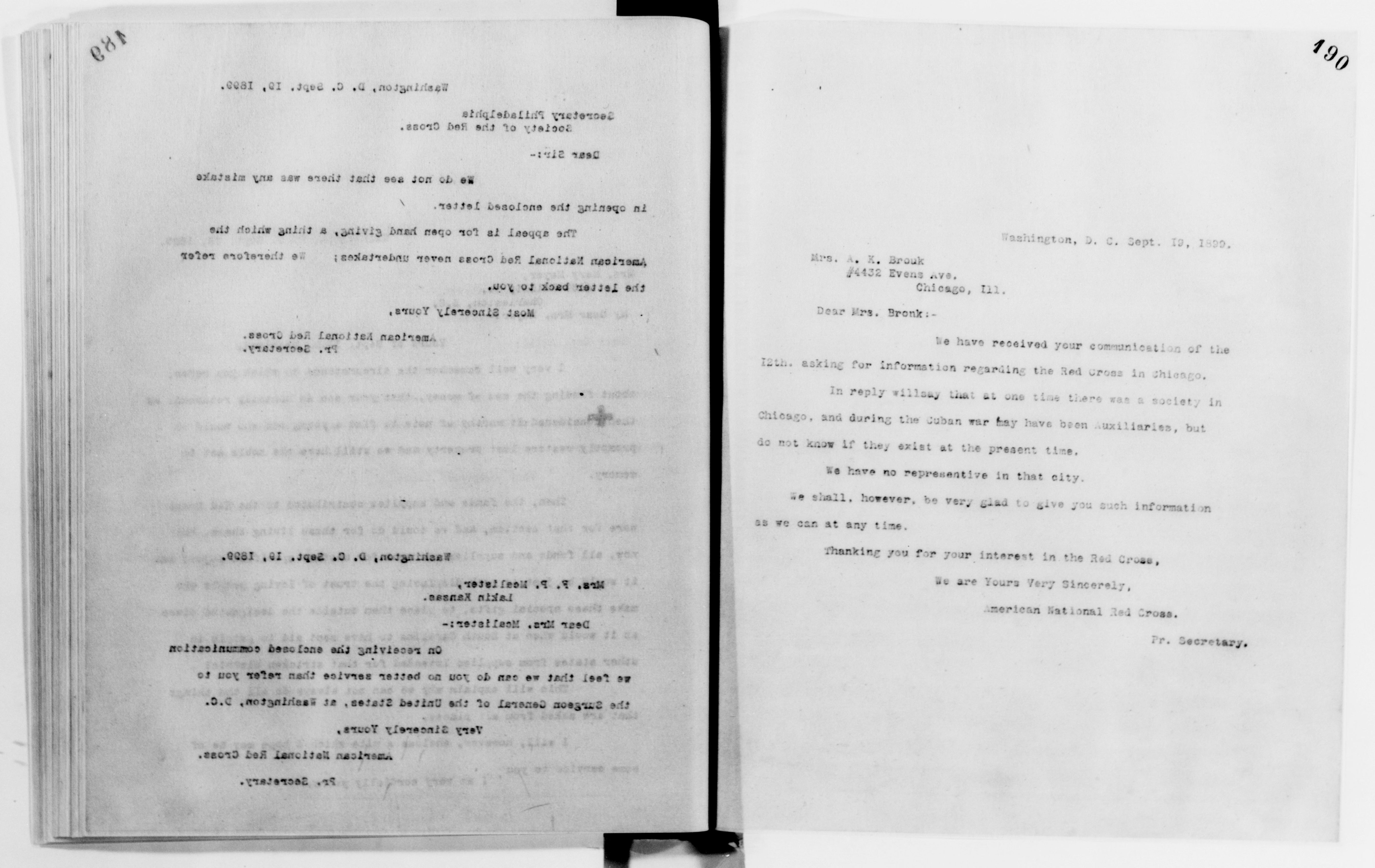 Scanned image of the current content page