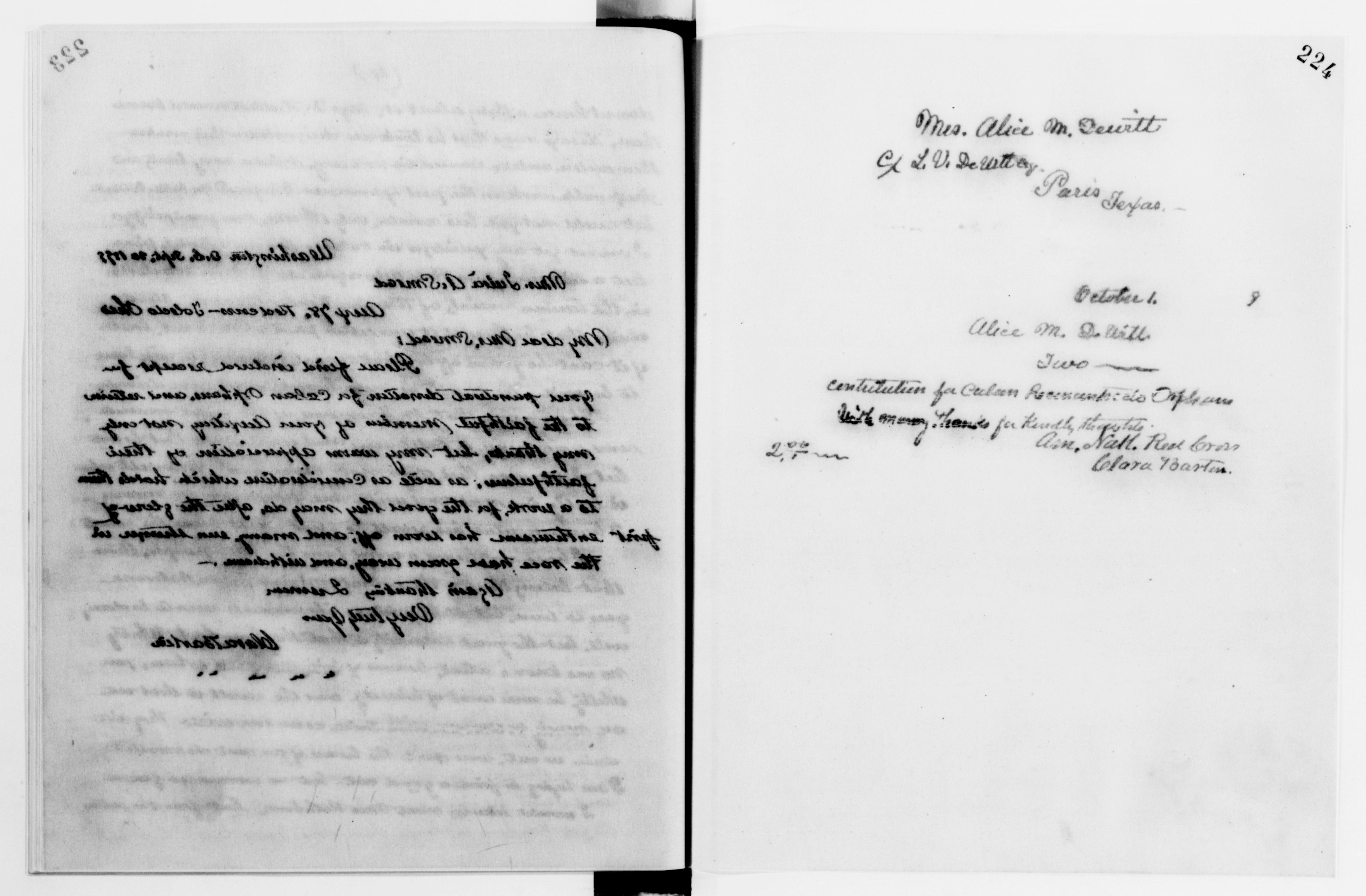 Scanned image of the current content page
