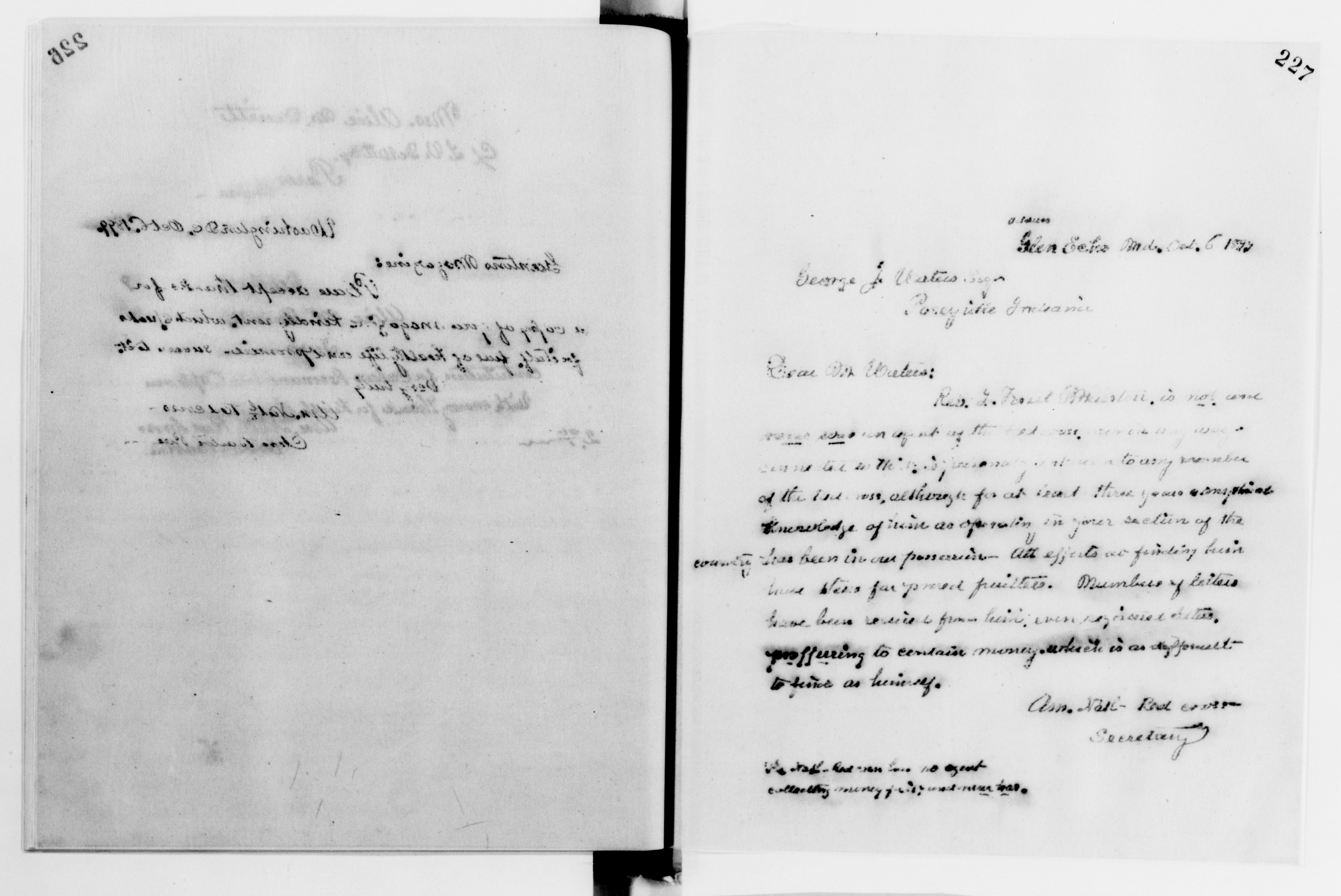 Scanned image of the current content page