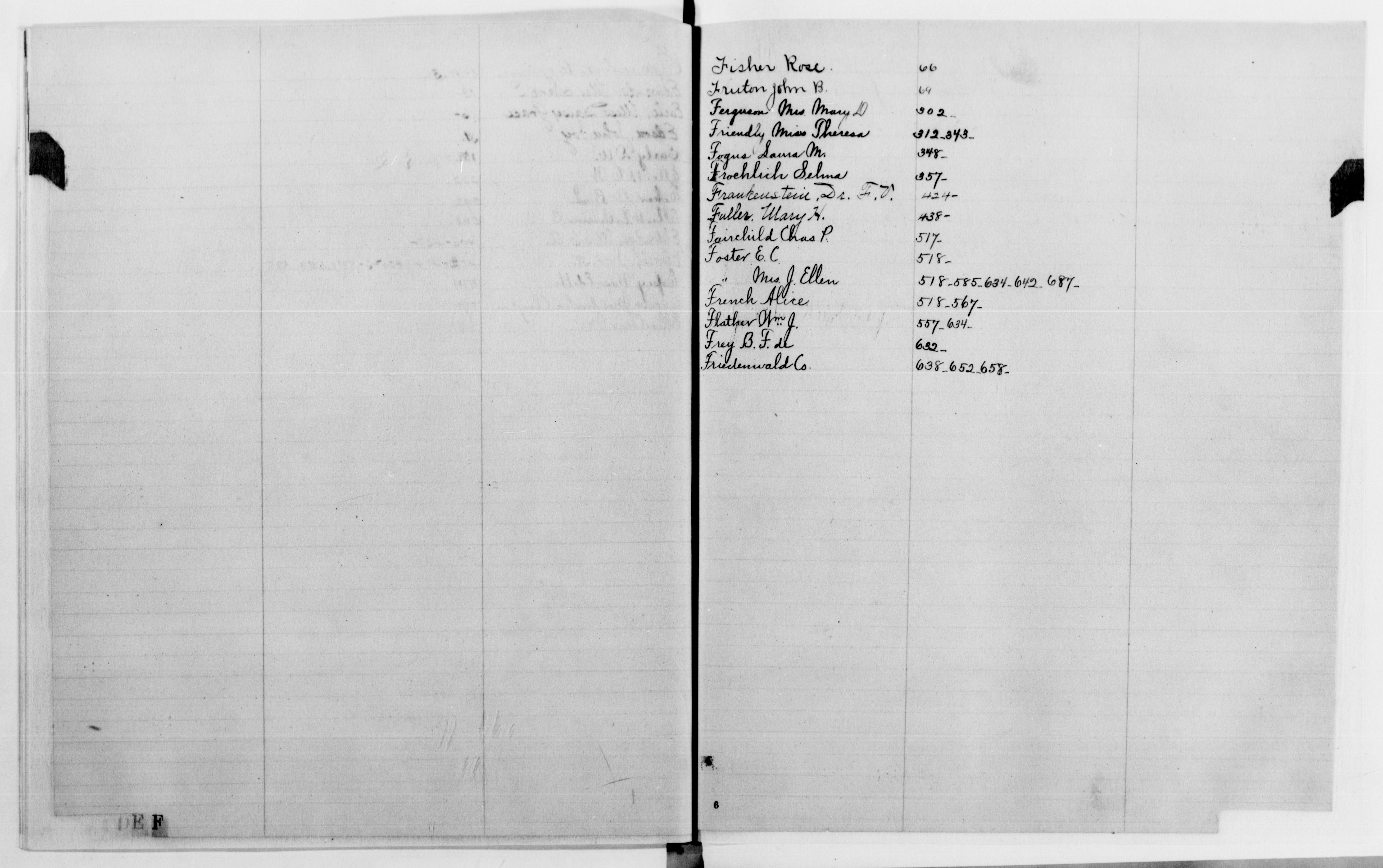 Scanned image of the current content page