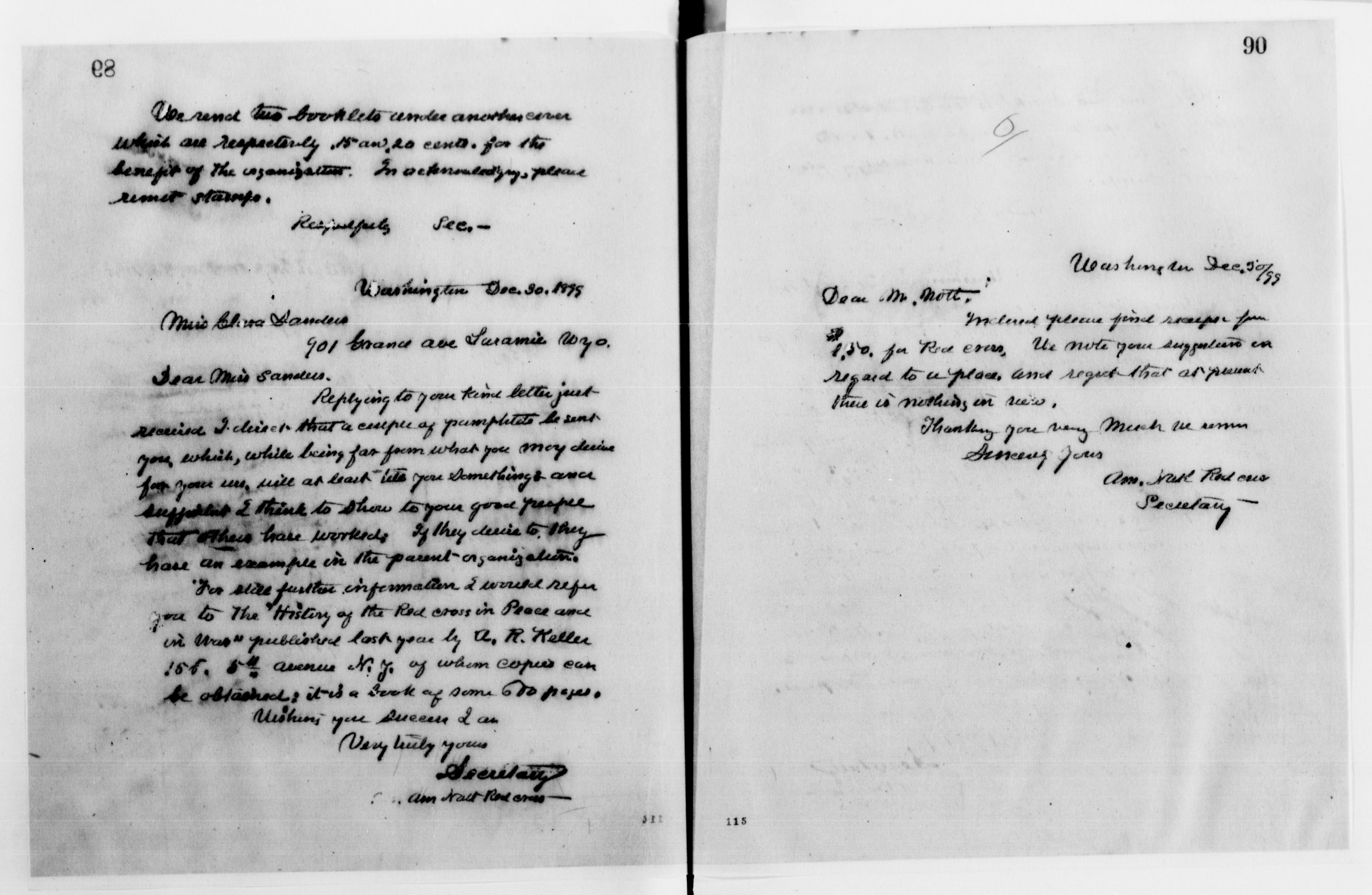 Scanned image of the current content page