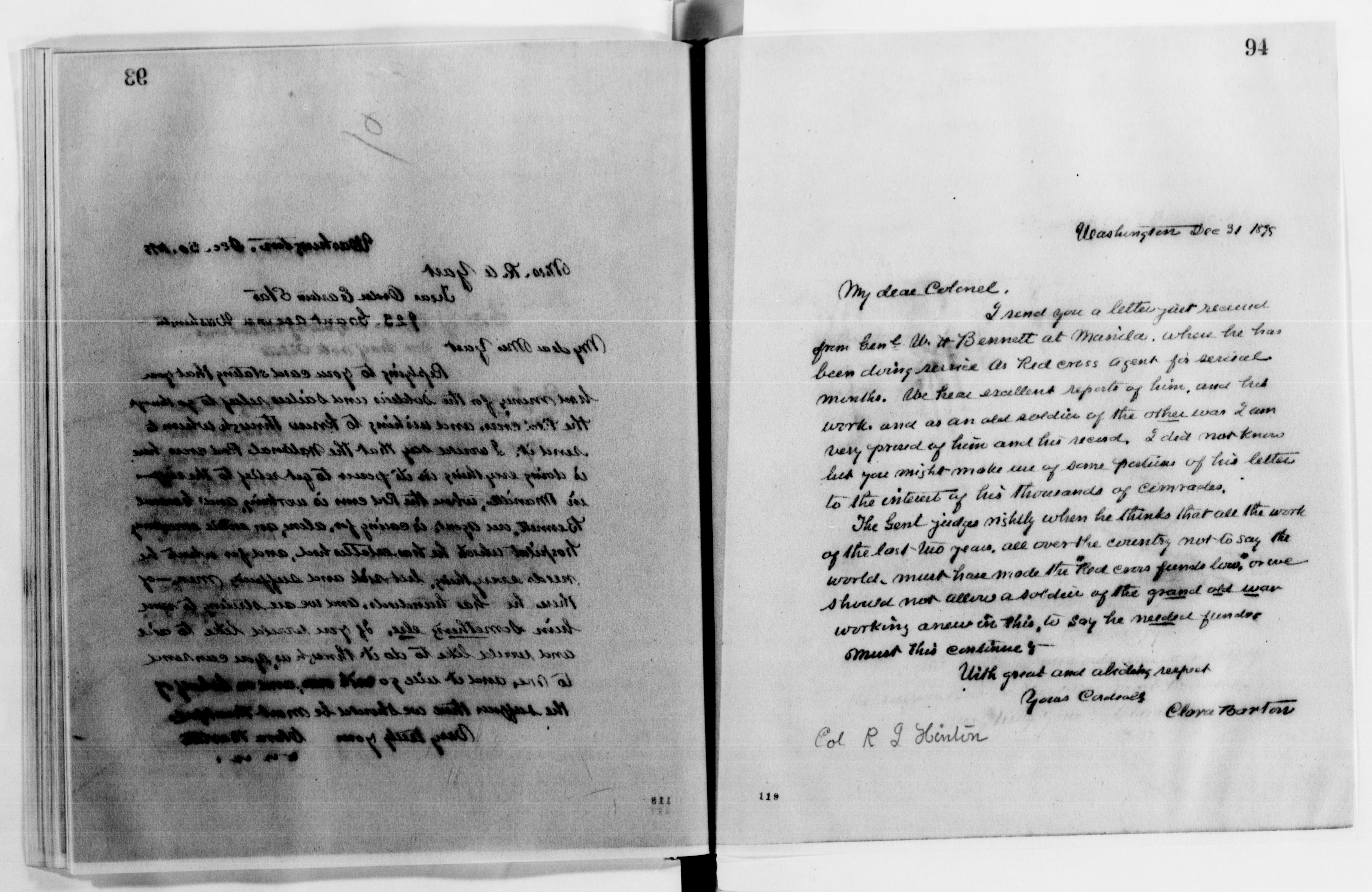 Scanned image of the current content page