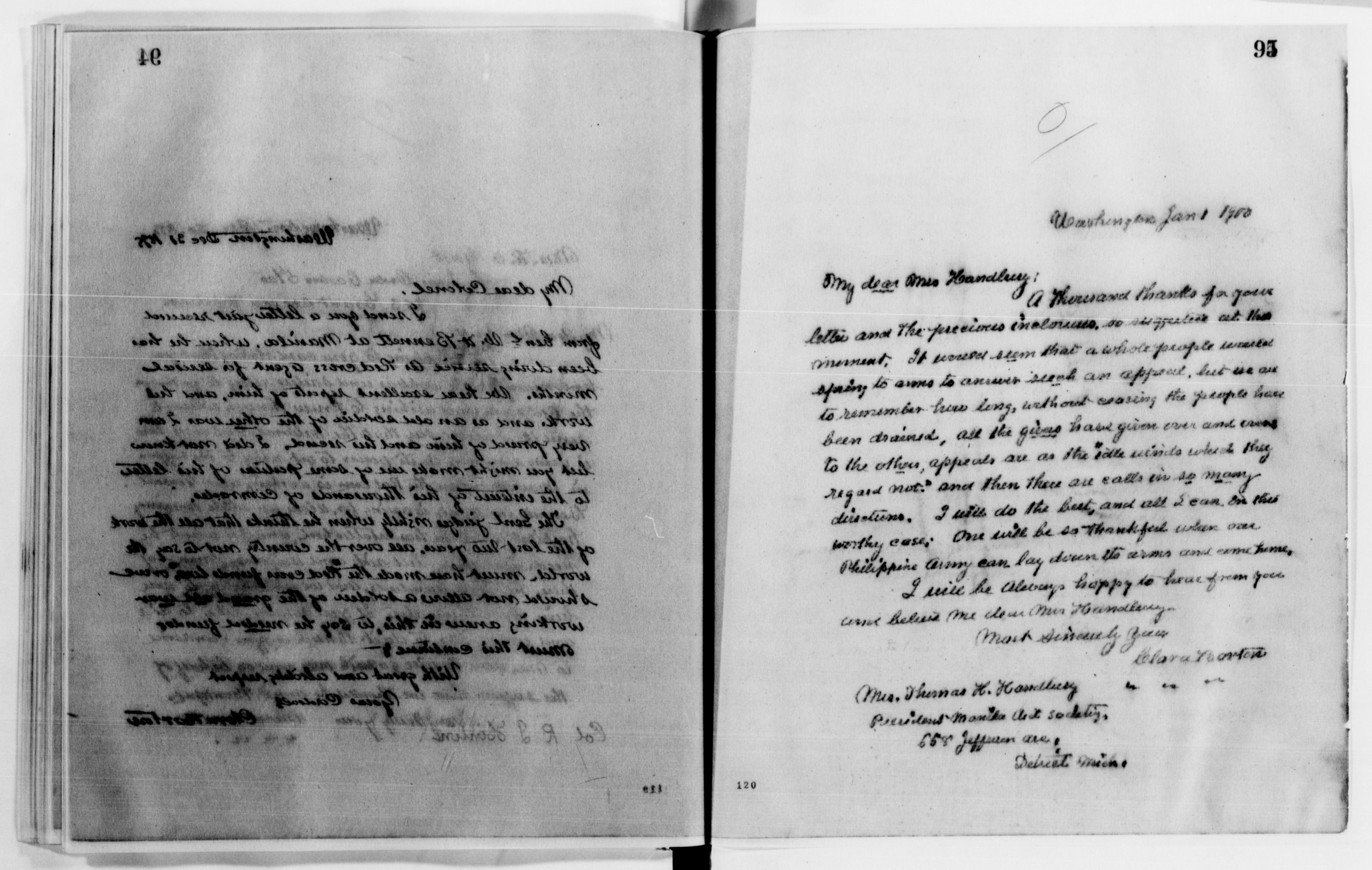 Scanned image of the current content page