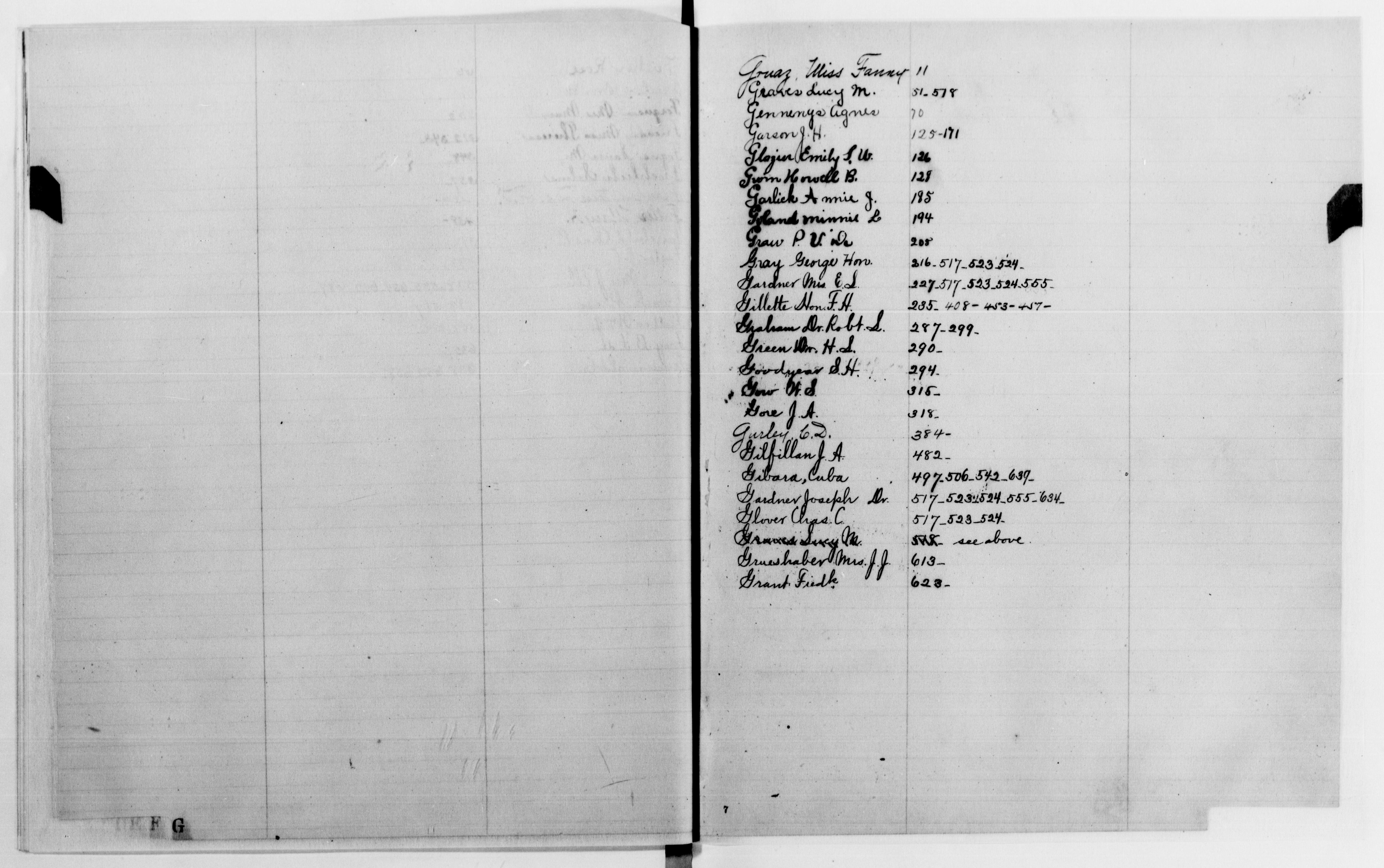 Scanned image of the current content page