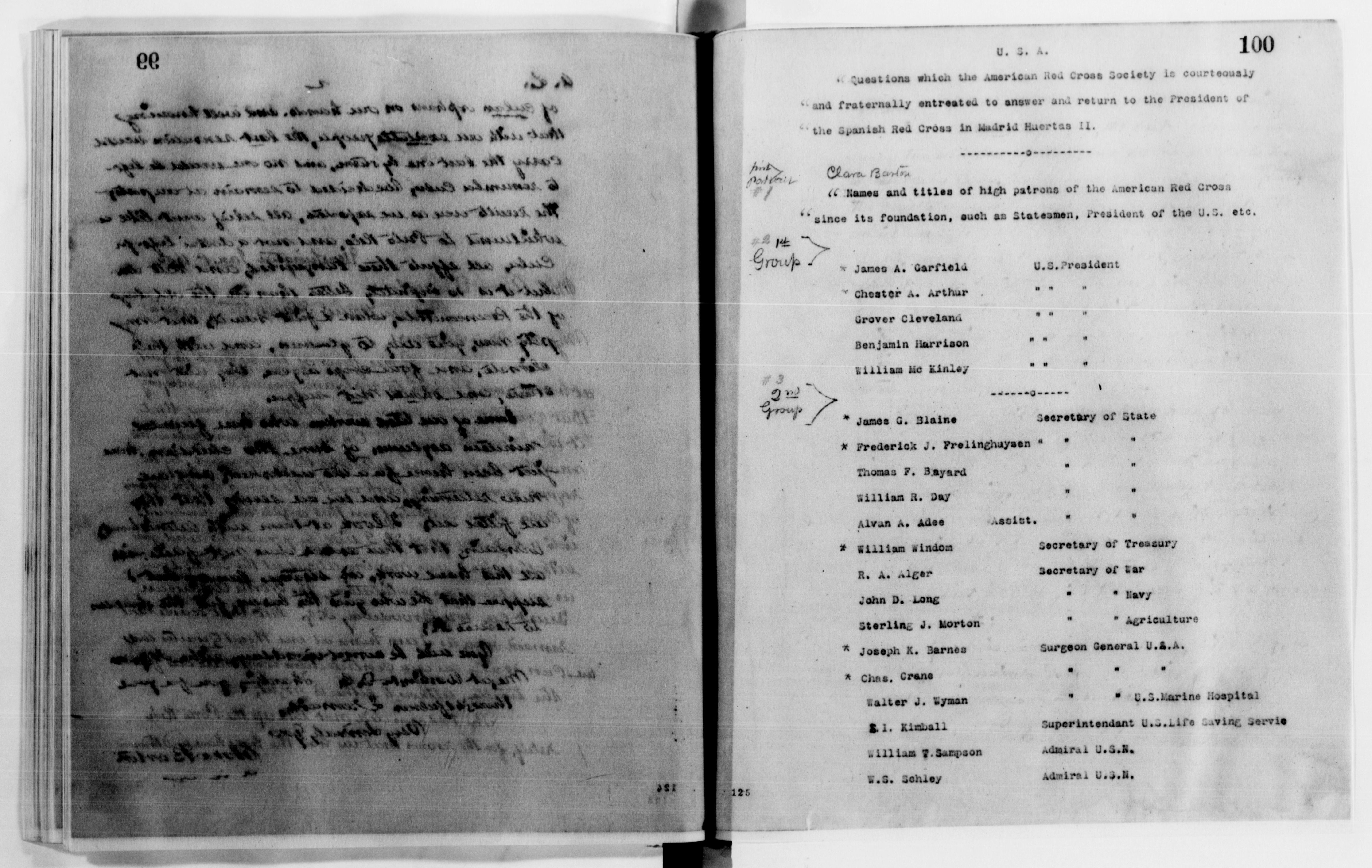 Scanned image of the current content page