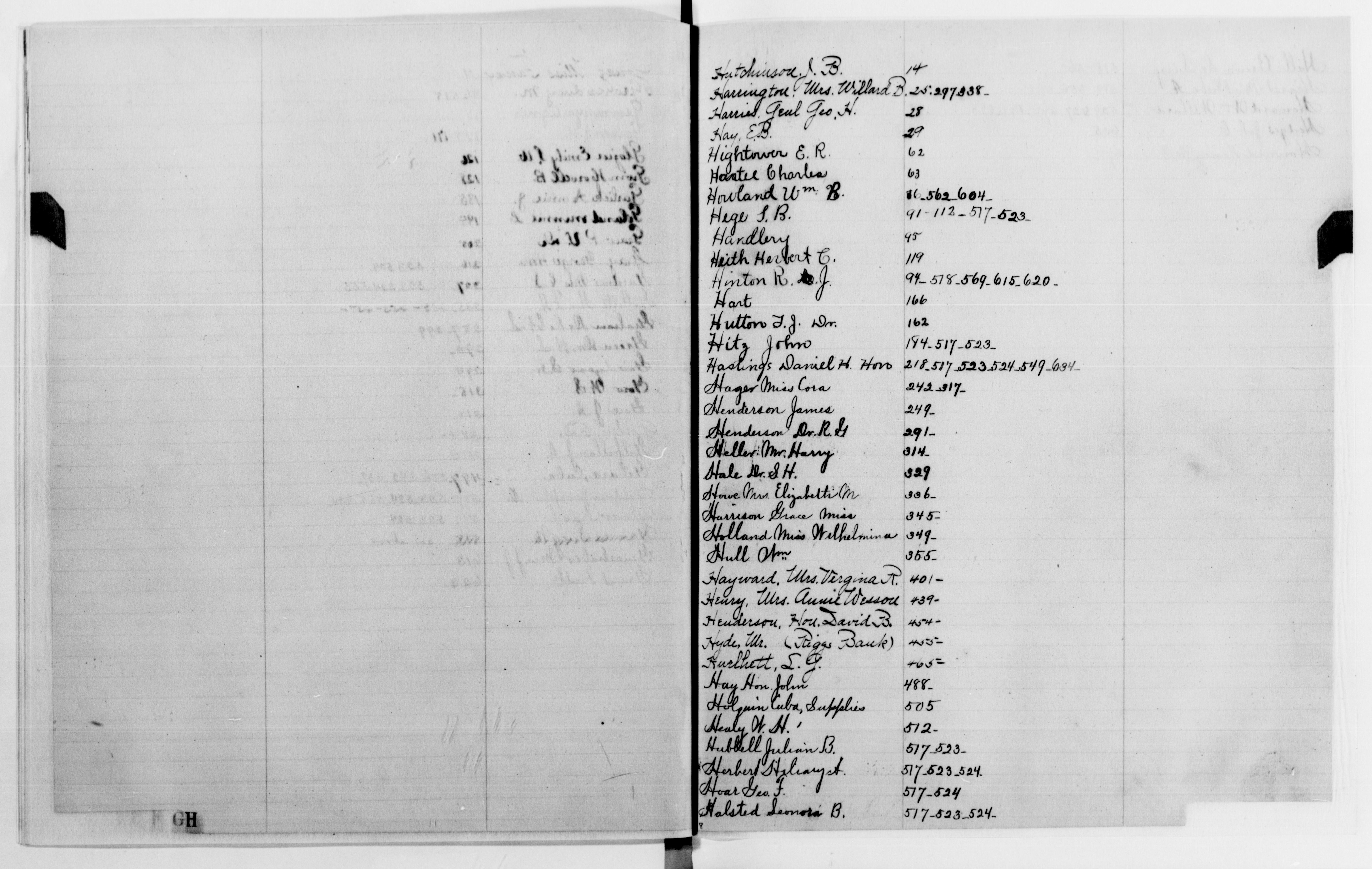 Scanned image of the current content page