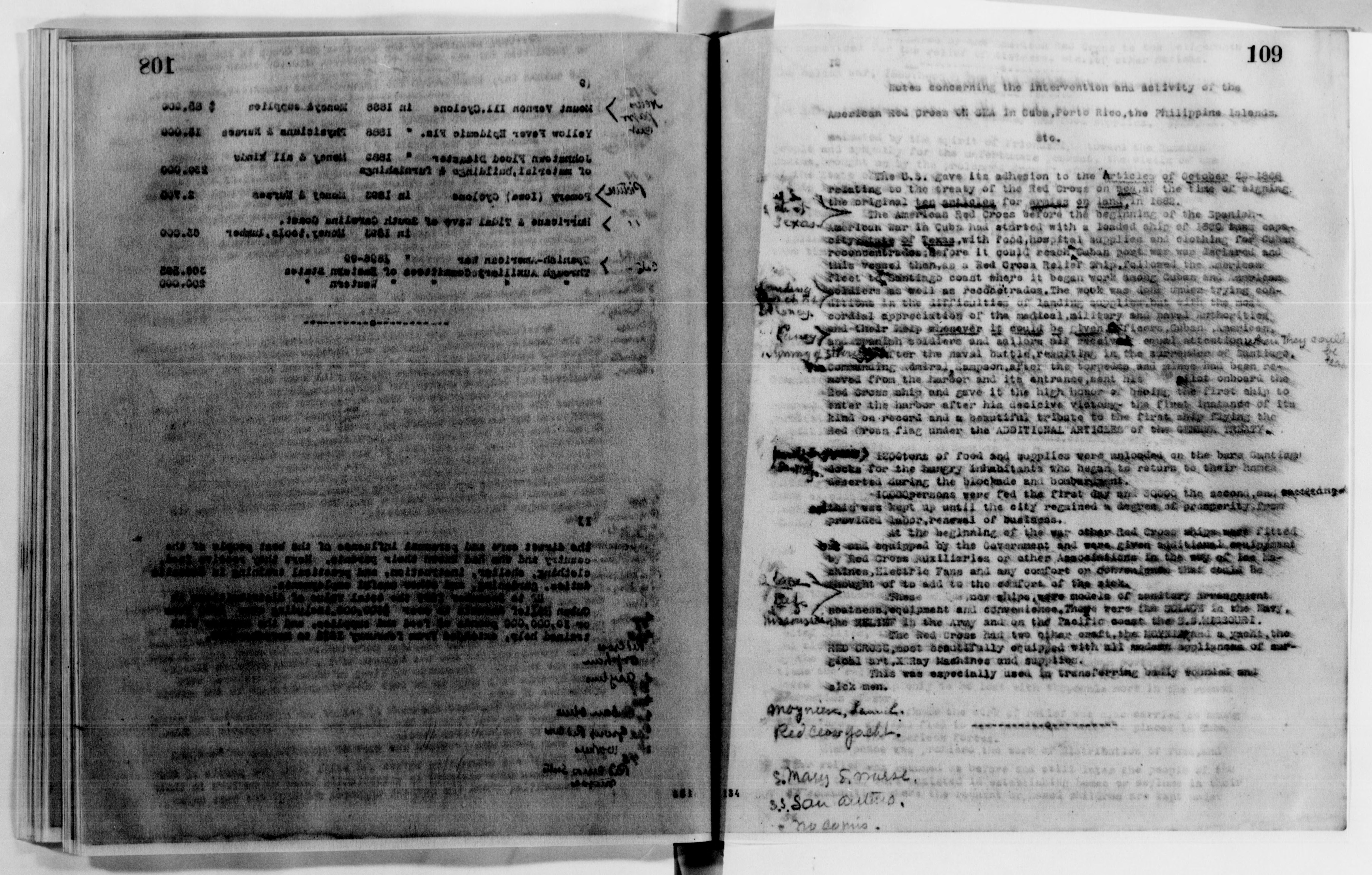 Scanned image of the current content page