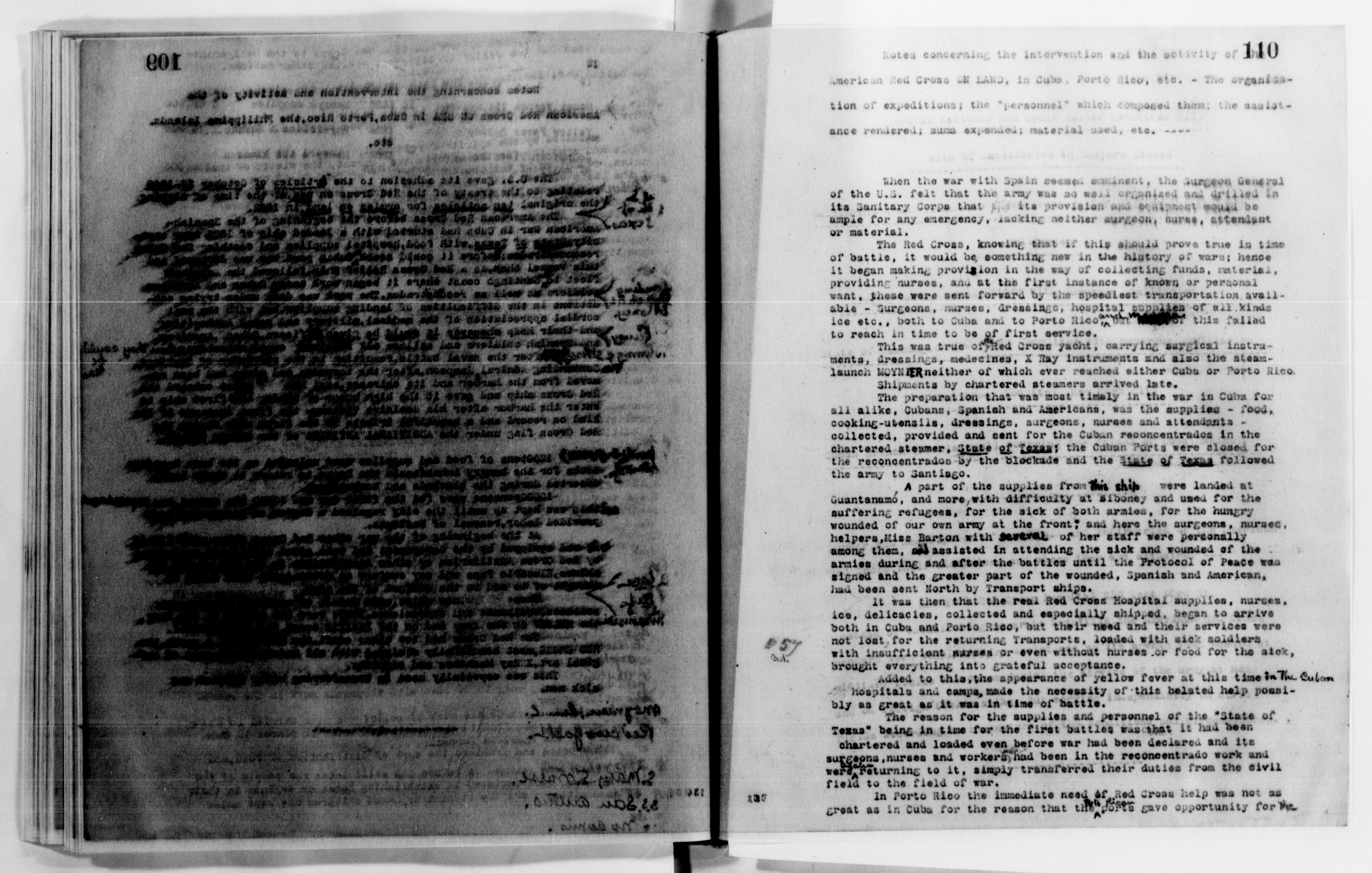 Scanned image of the current content page