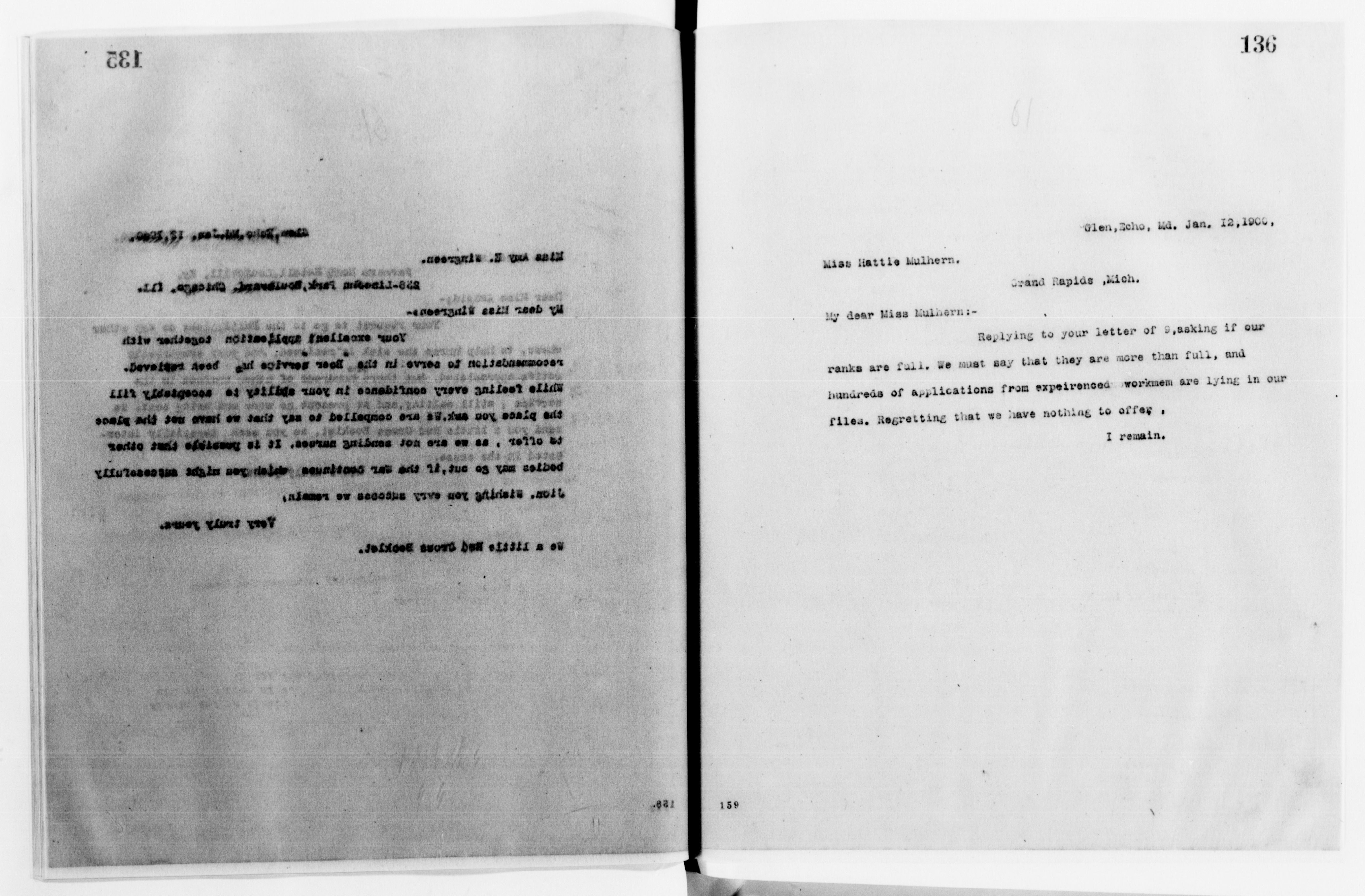 Scanned image of the current content page