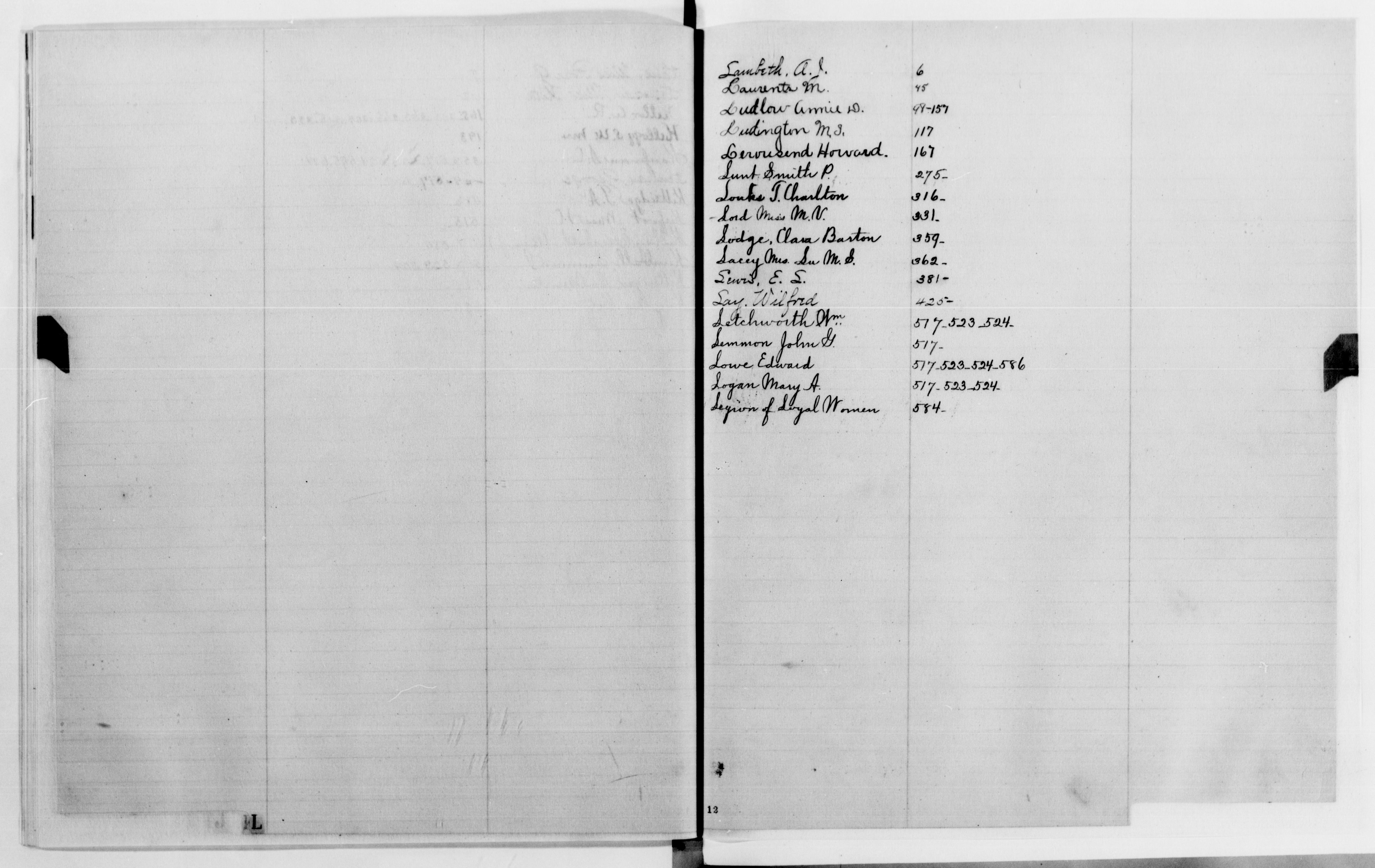 Scanned image of the current content page