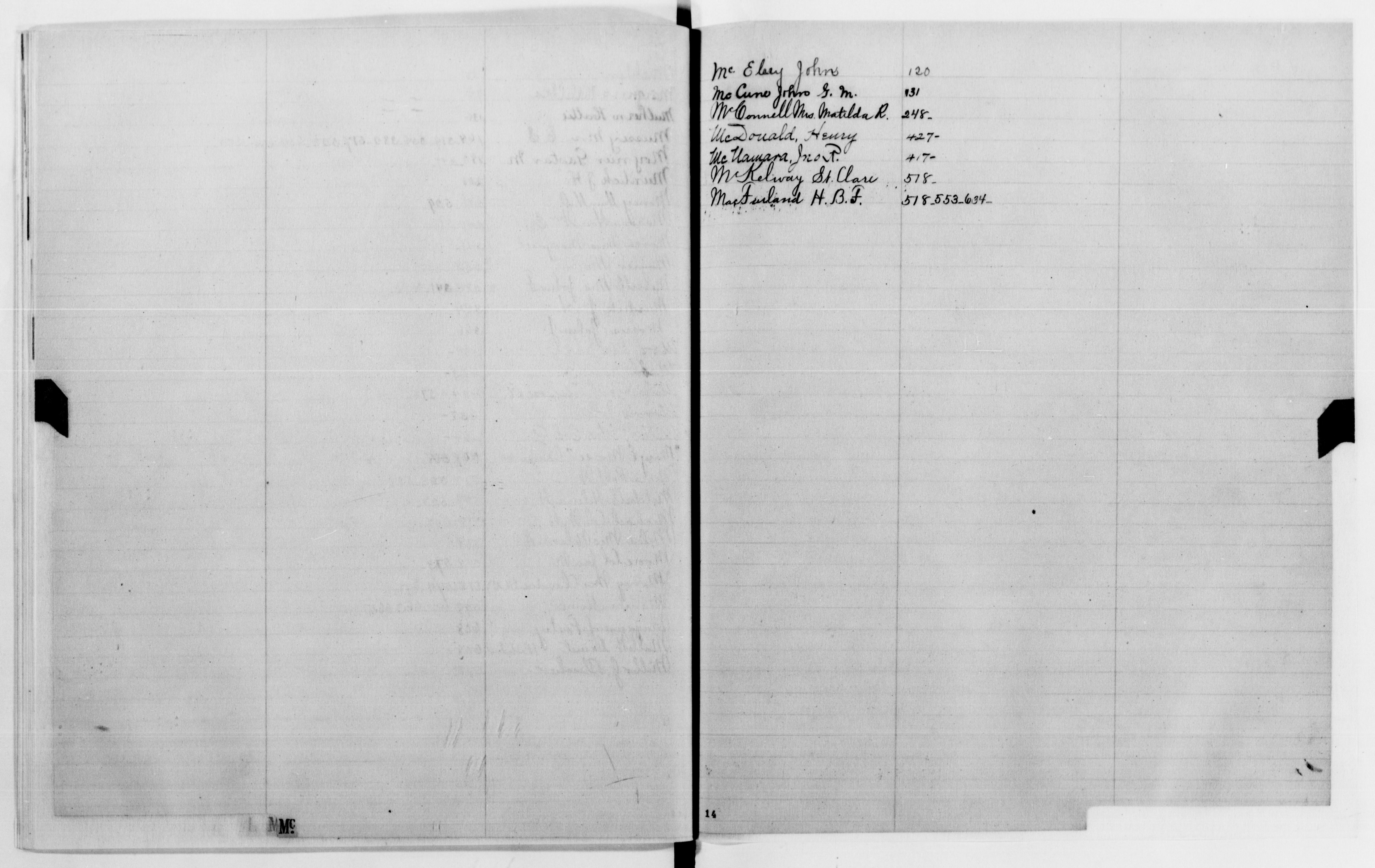 Scanned image of the current content page